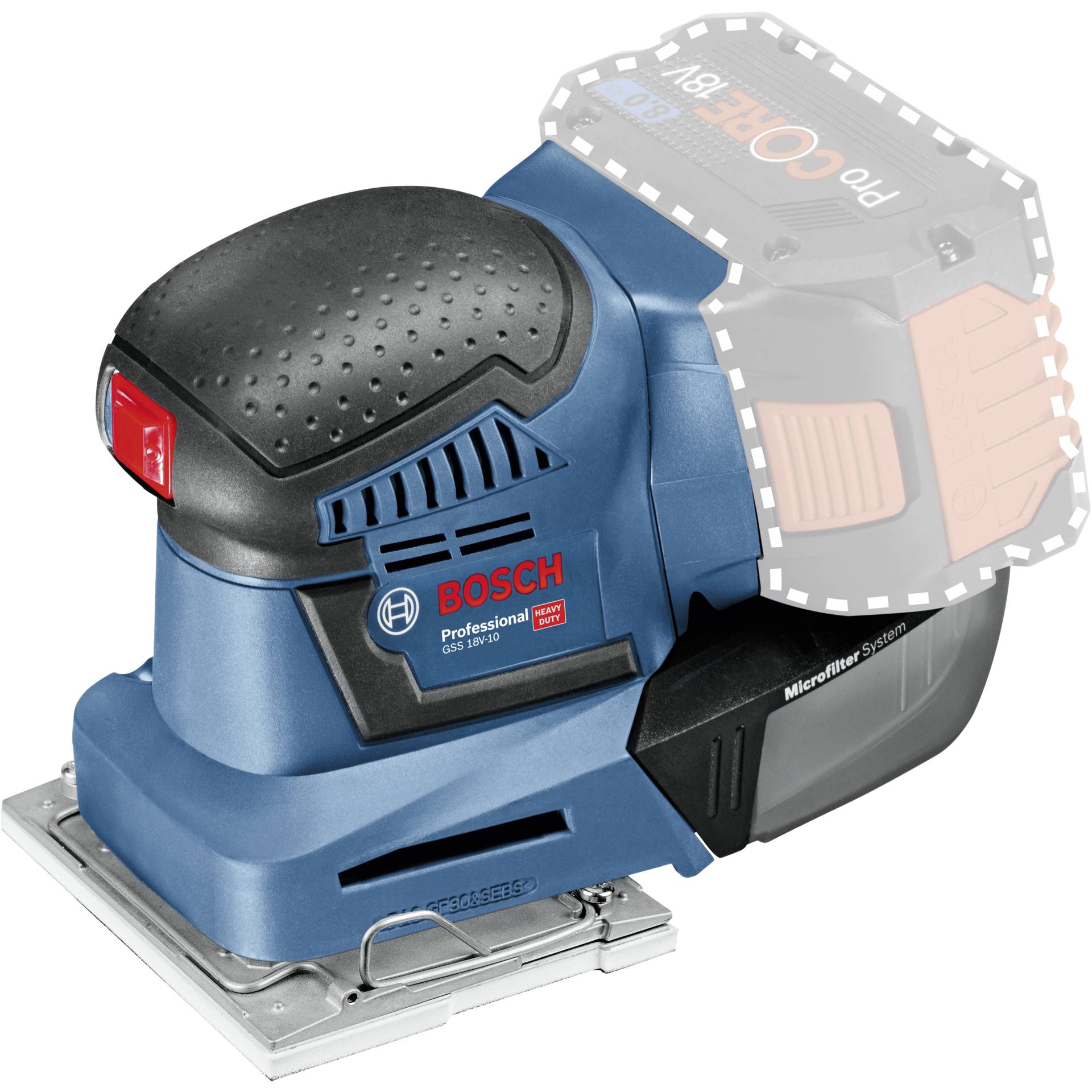 Schwingschleifer, Power-Tool, BOSCH, Akku, Schleifenmaschine