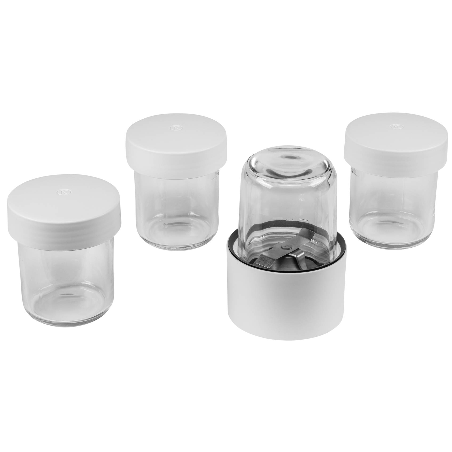 Krug, Rauchrohr, Glas