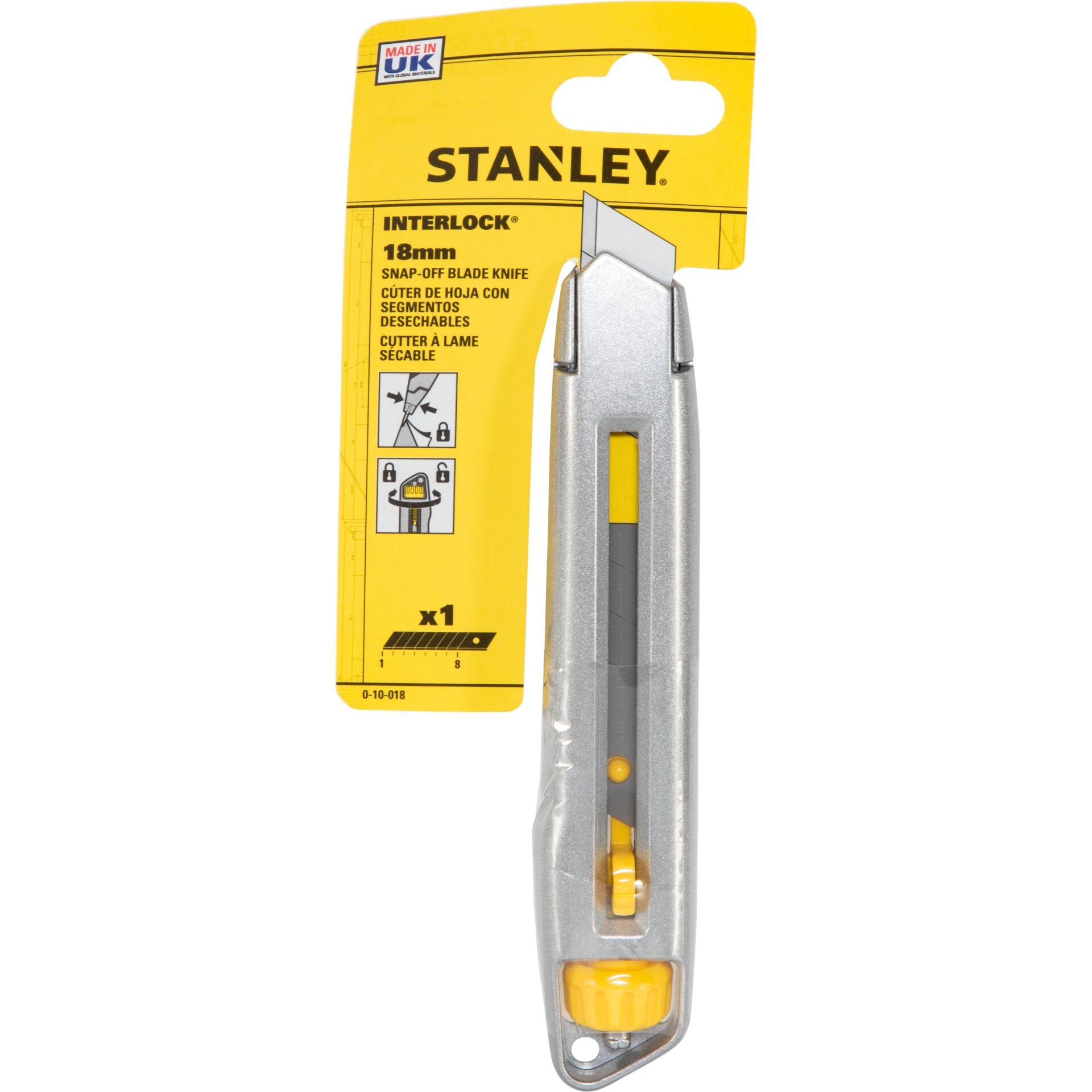 Stanley Cutter, Interlock, 18mm, Schnippmesser, Universalmesser