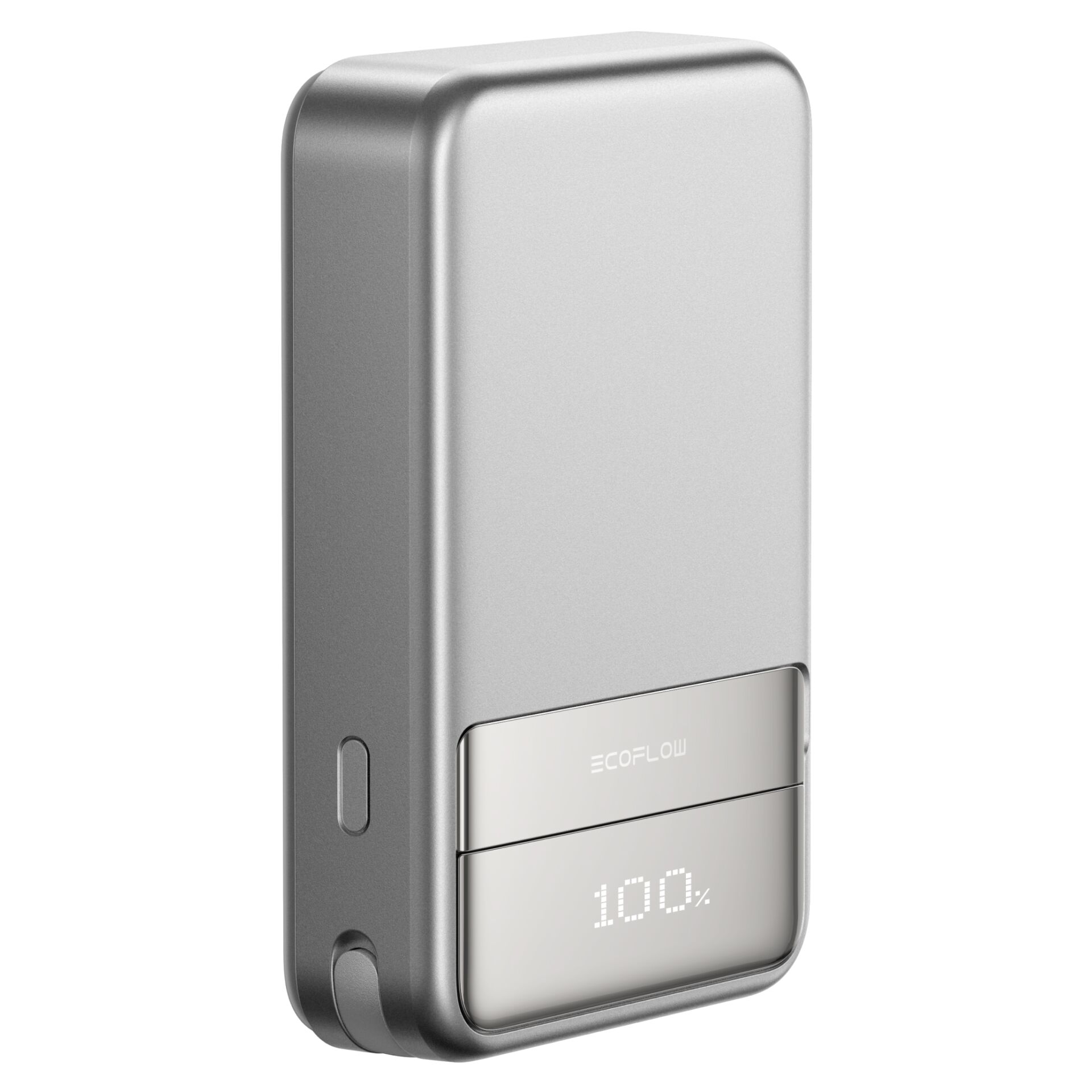 Powerbank, Metallisch, USB-C, Digitale Anzeige, 100%