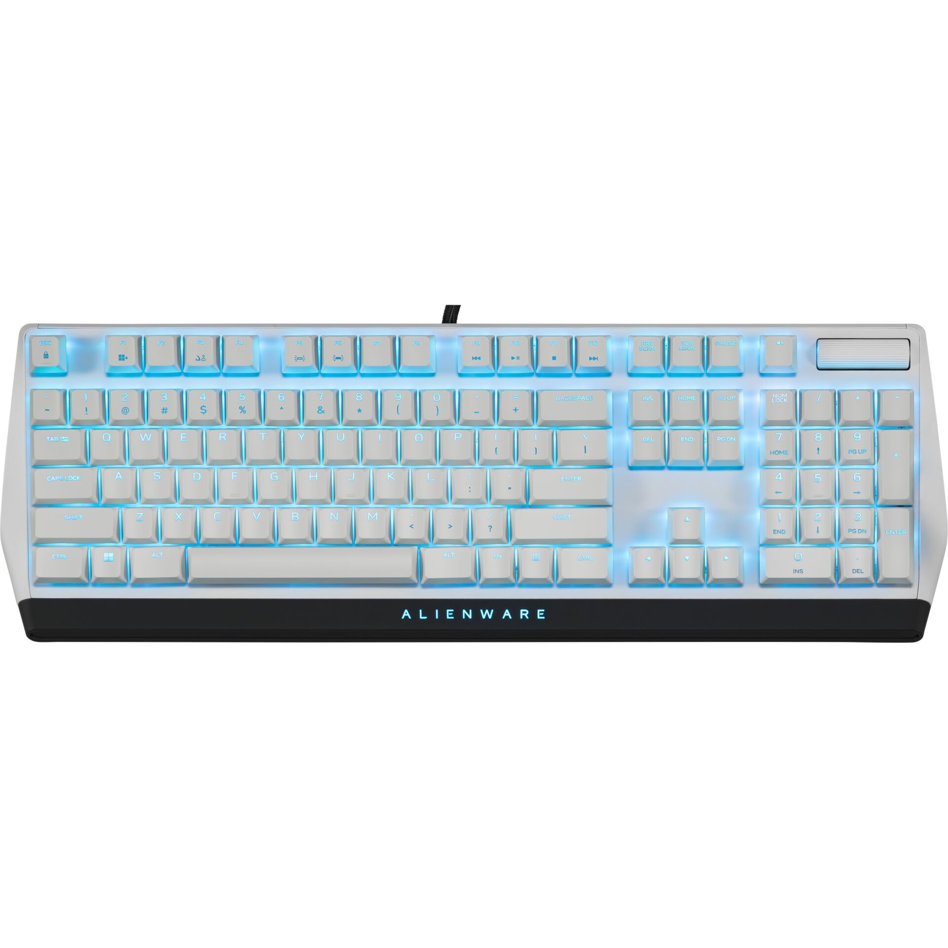 Tastatur, Gaming-Tastatur, RGB-Beleuchtung, Vollgröße, Alienware-Logo