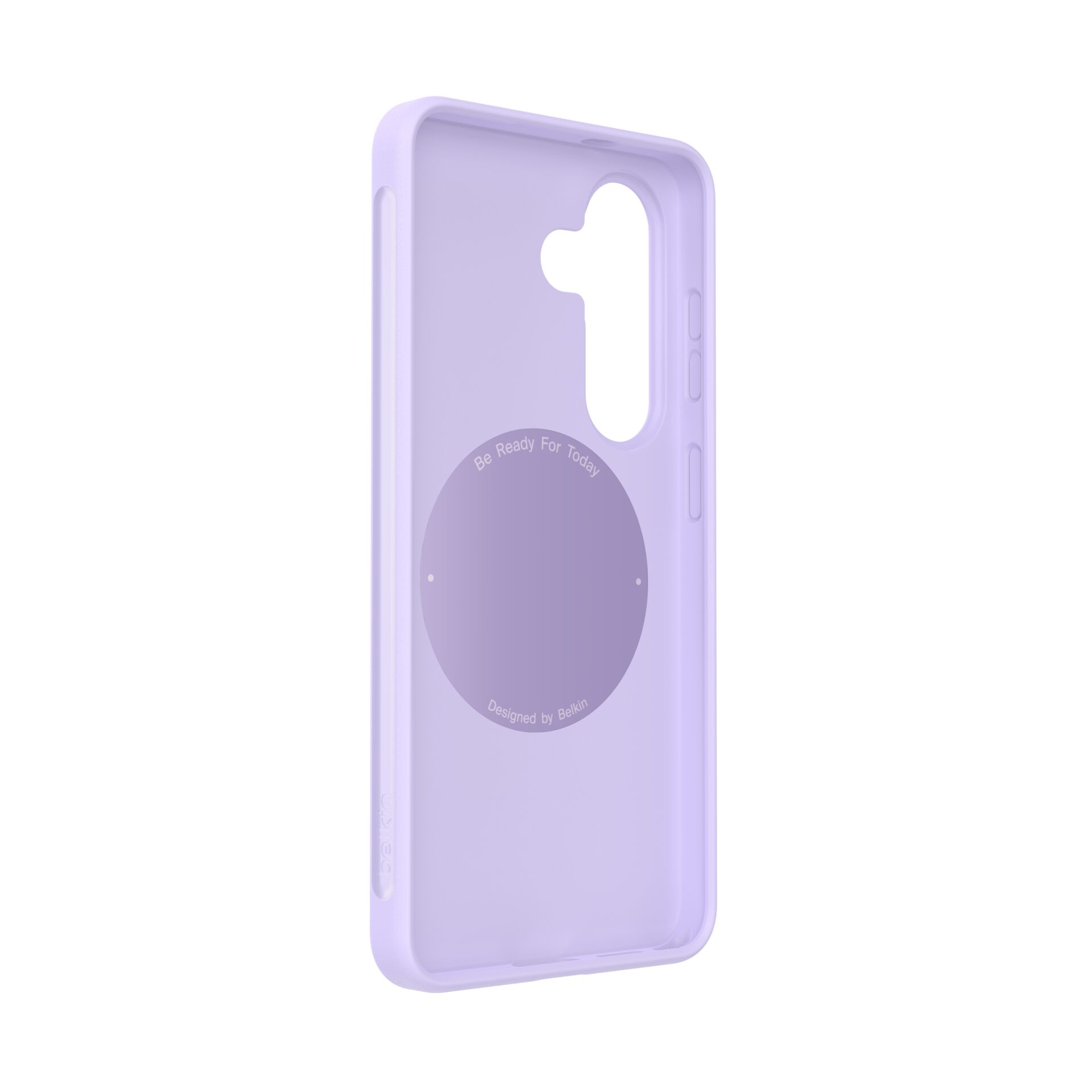 Telefonhülle, Silikonhülle, Lavendel, runder Halter, magnetischer Halter