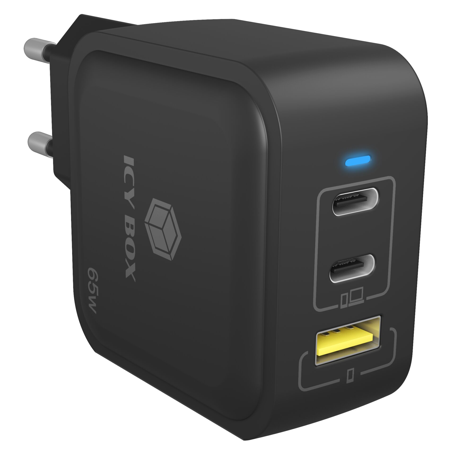 USB-C, USB-A, USB power adapter, wandstecker-ladegerät, 65W