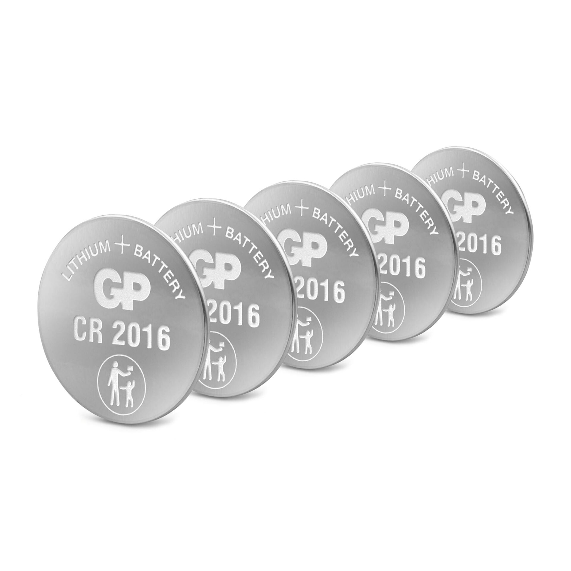 1x5 GP CR 2016 Lithium 3 Volt  Knopfzellen            0602016C5