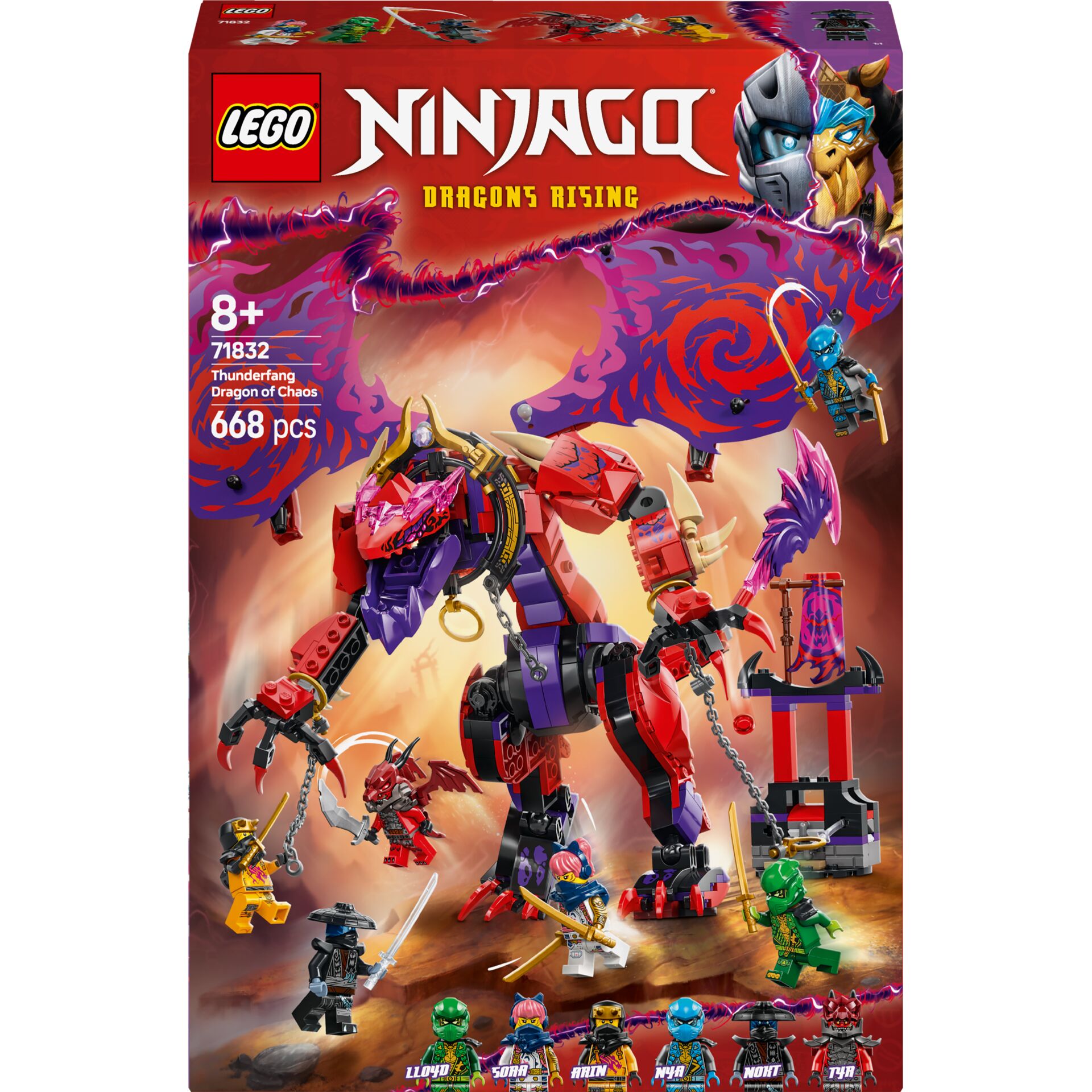 Ninjago, Drache, Chaos-Drachen, Lego, Figuren