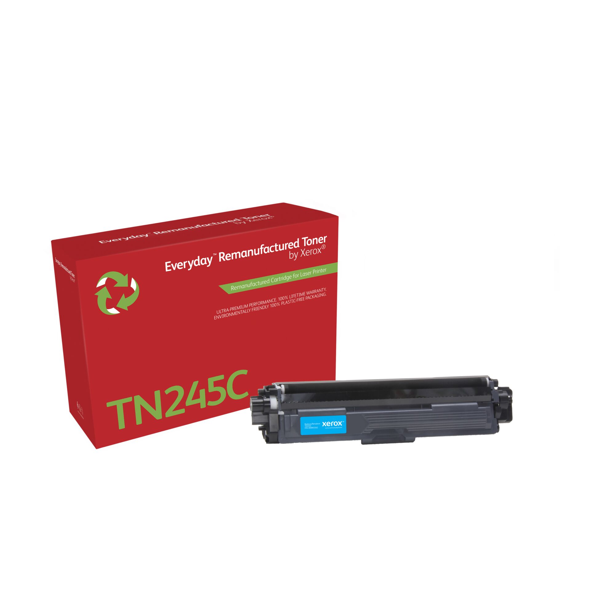 Toner, Tonerpatrone, Lasertoner, TN245C, Rebuilt cartridge