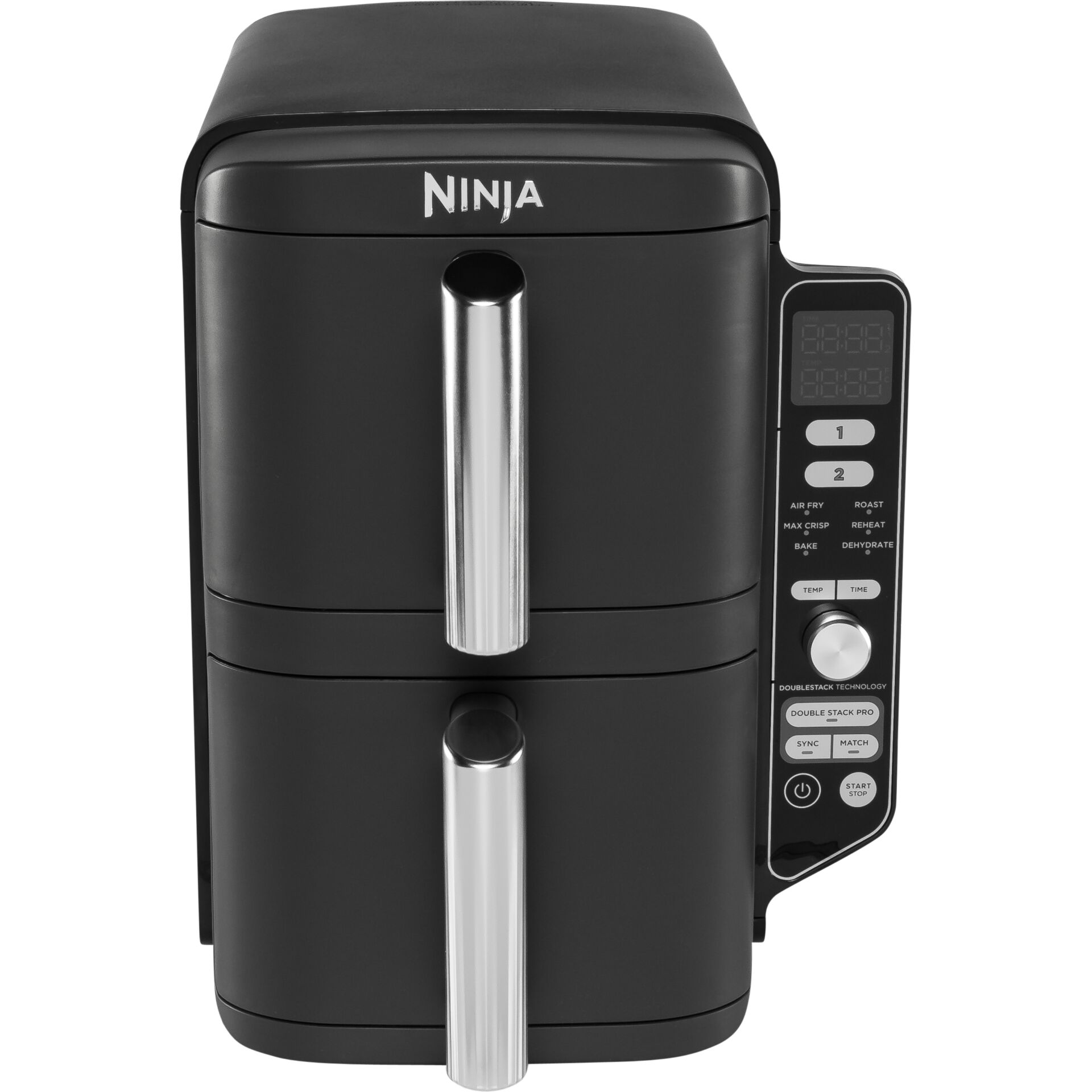 Gerät, Elektrisches Gerät, Gerät, Elektrisches Gerät, Gerät, Elektrisches Gerät, Gerät, Elektrisches Gerät, Gerät, Elektrisches Gerät, Gerät, Elektrisches Gerät, air fryer, doppelboden, digitale bedienung, schwarz, edelstahl griffe