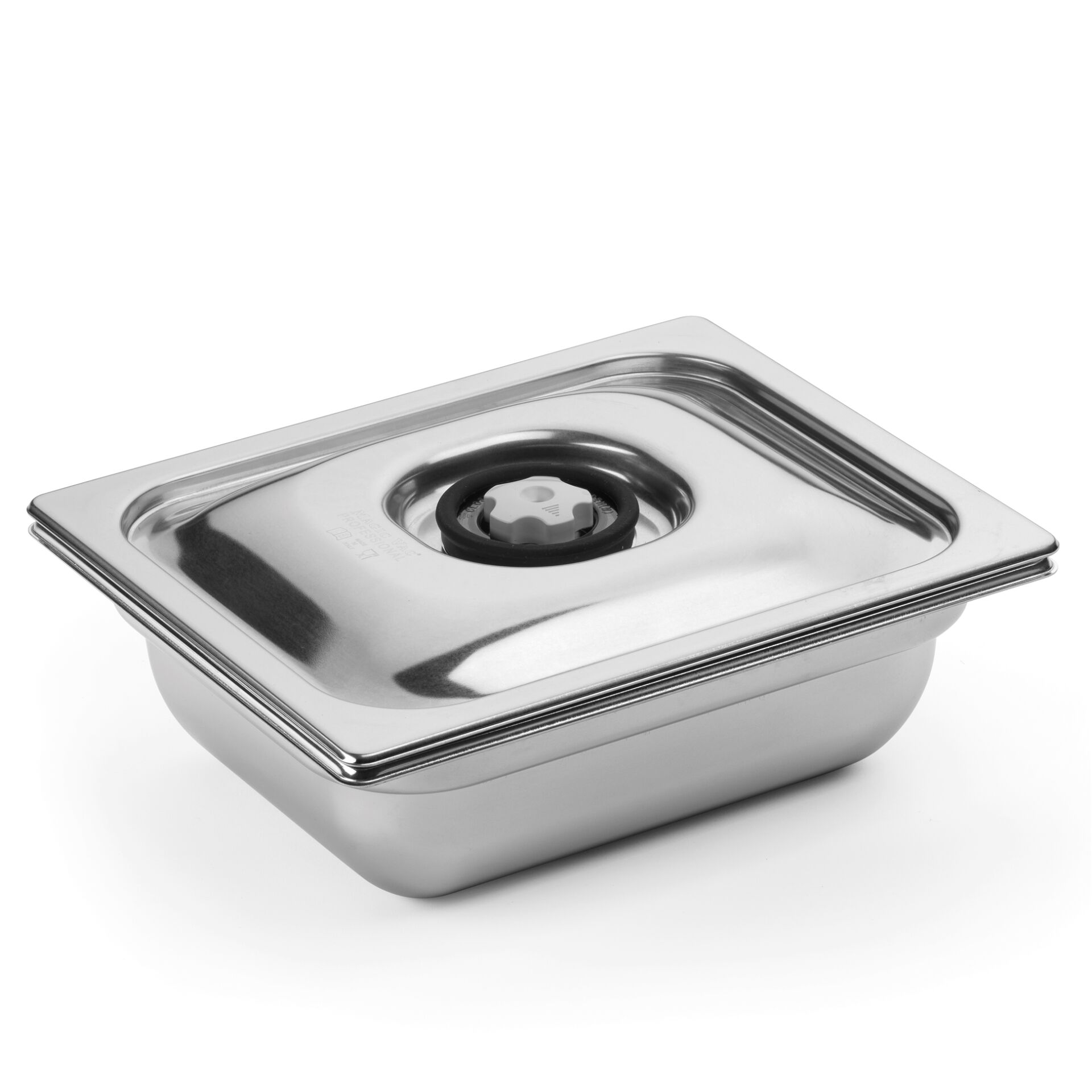 Unterlagenbehälter, Stahlbehälter, Aluminiumoptik, Rührschale, Deckelverschluss