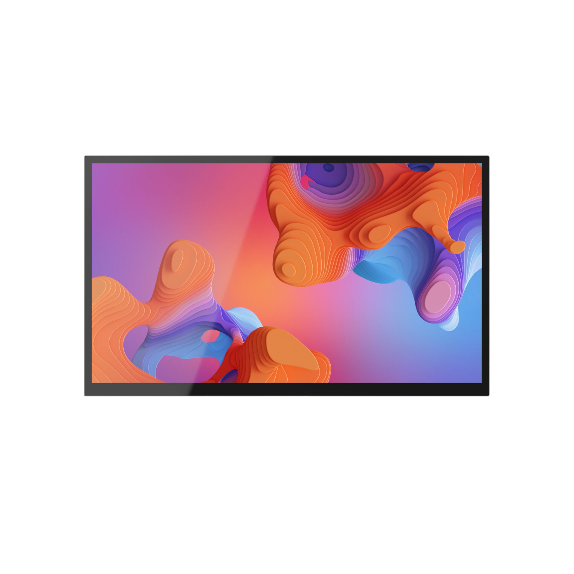 display, Monitor, 27 Zoll, schwarzer Rand, ultra-dünn
