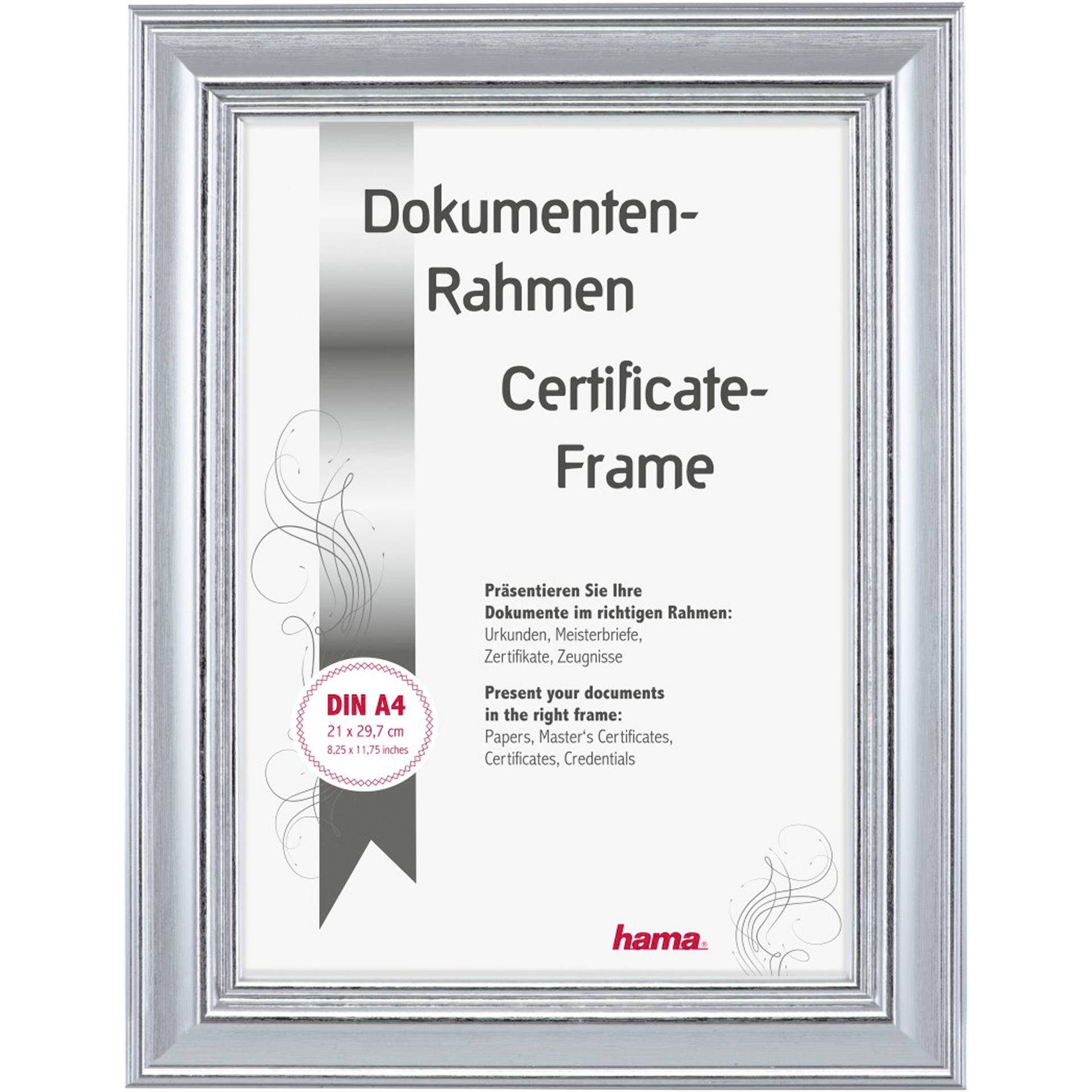 Hama Lobby silber        21x29,7  Kunststoff DIN A4         175811