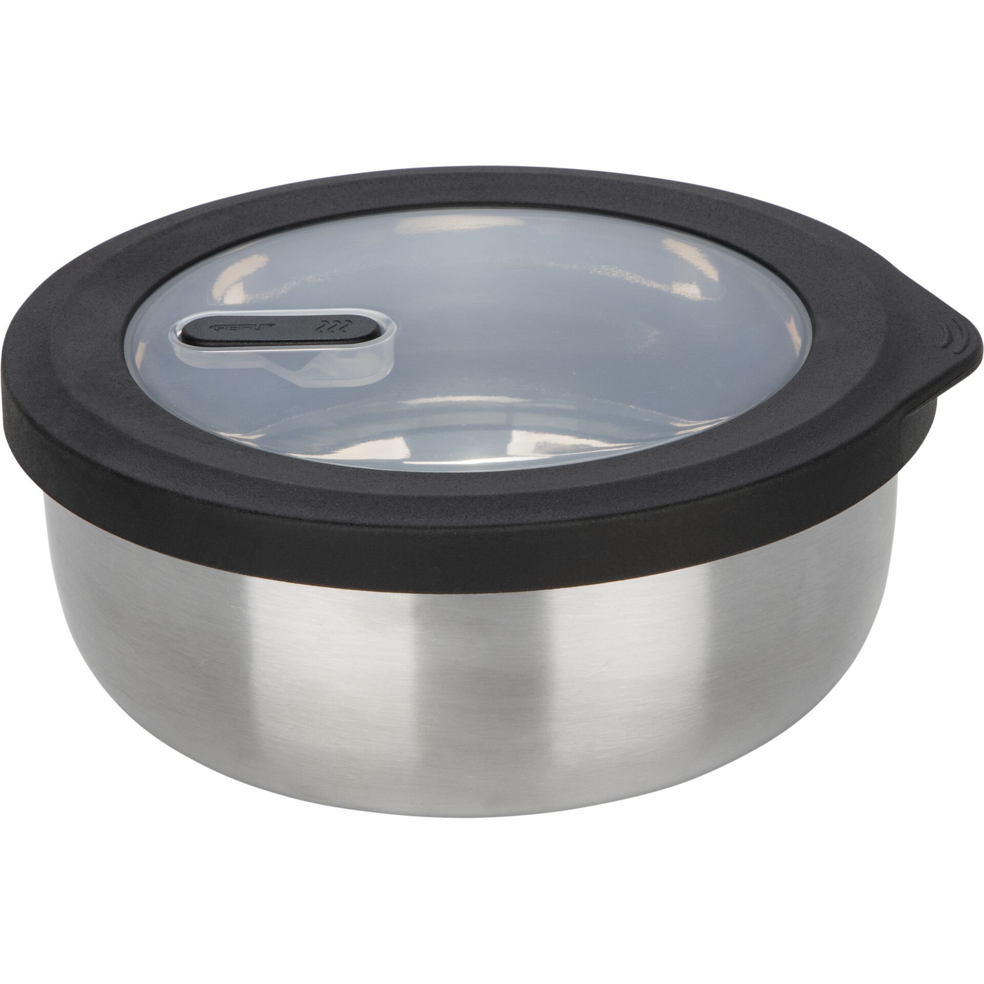Titanium Topf, Induktionskochtopf, Glasdeckel, Edelstahl, flacher Deckelgriff