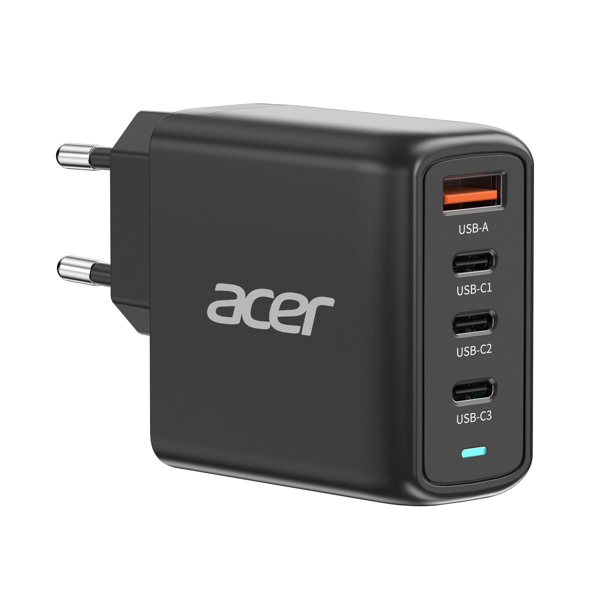 Ladegerät, USB-Hub, USB-A, USB-C, Euro-Stecker