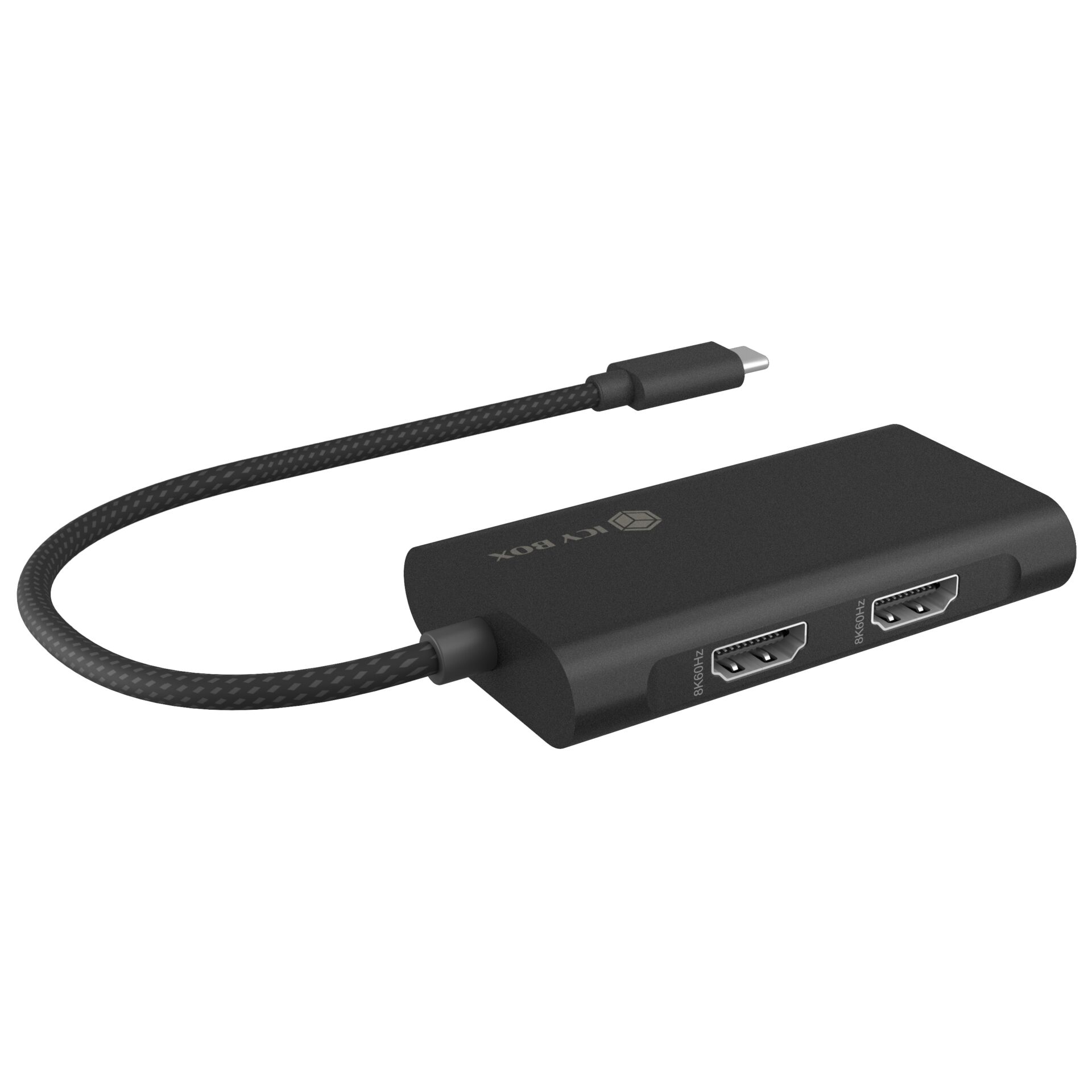 USB-C Hub, HDMI ports, Dual HDMI, USB-C adapter, aluminum case