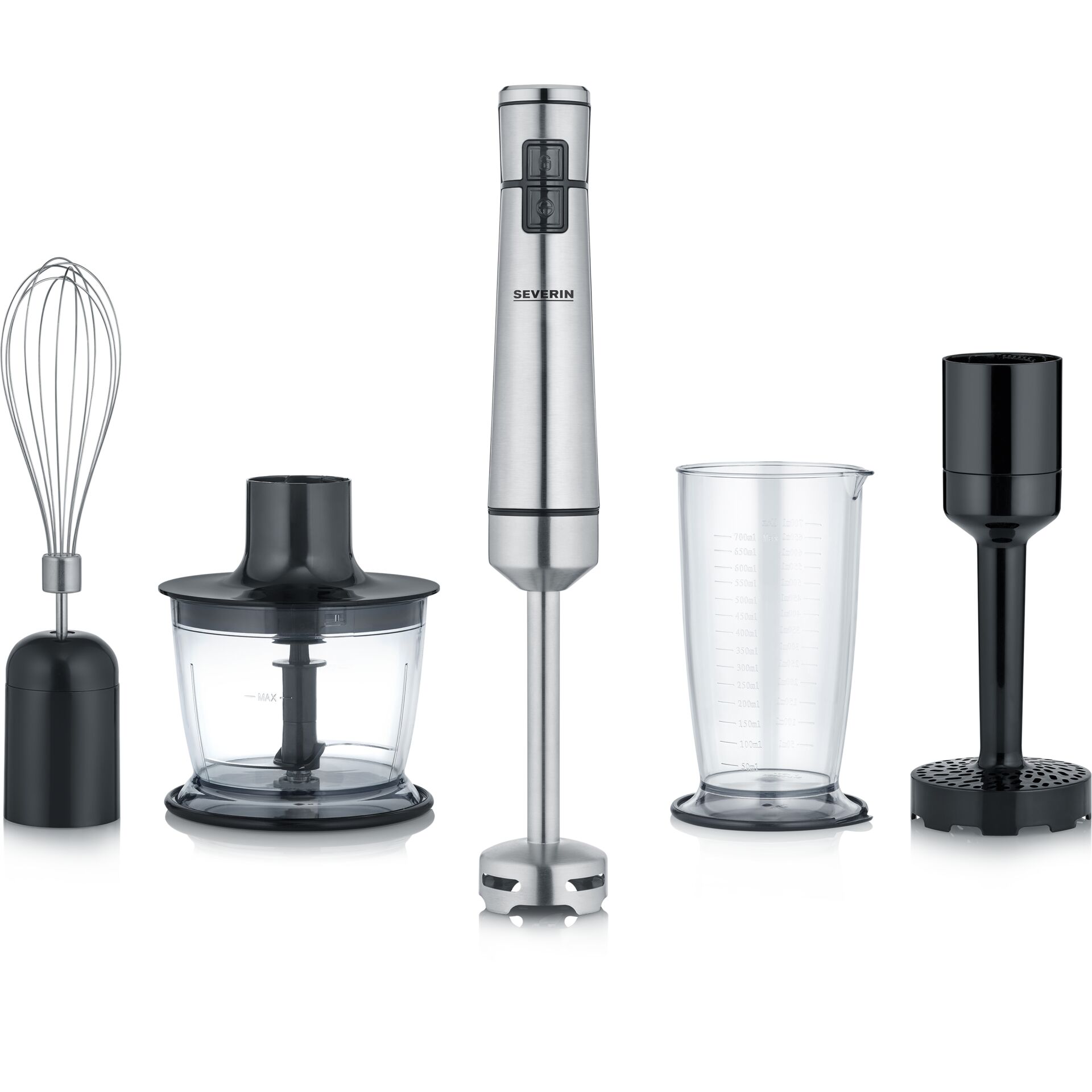 Handmixer, Stabmixer, Mixer-Aufsätze, Becherset, Set