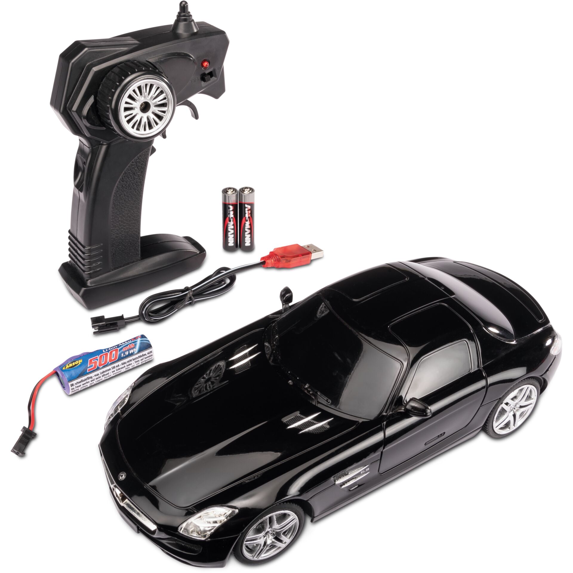 RC Auto, Fernsteuerung, Elektrisch, Batterie, Schwarz