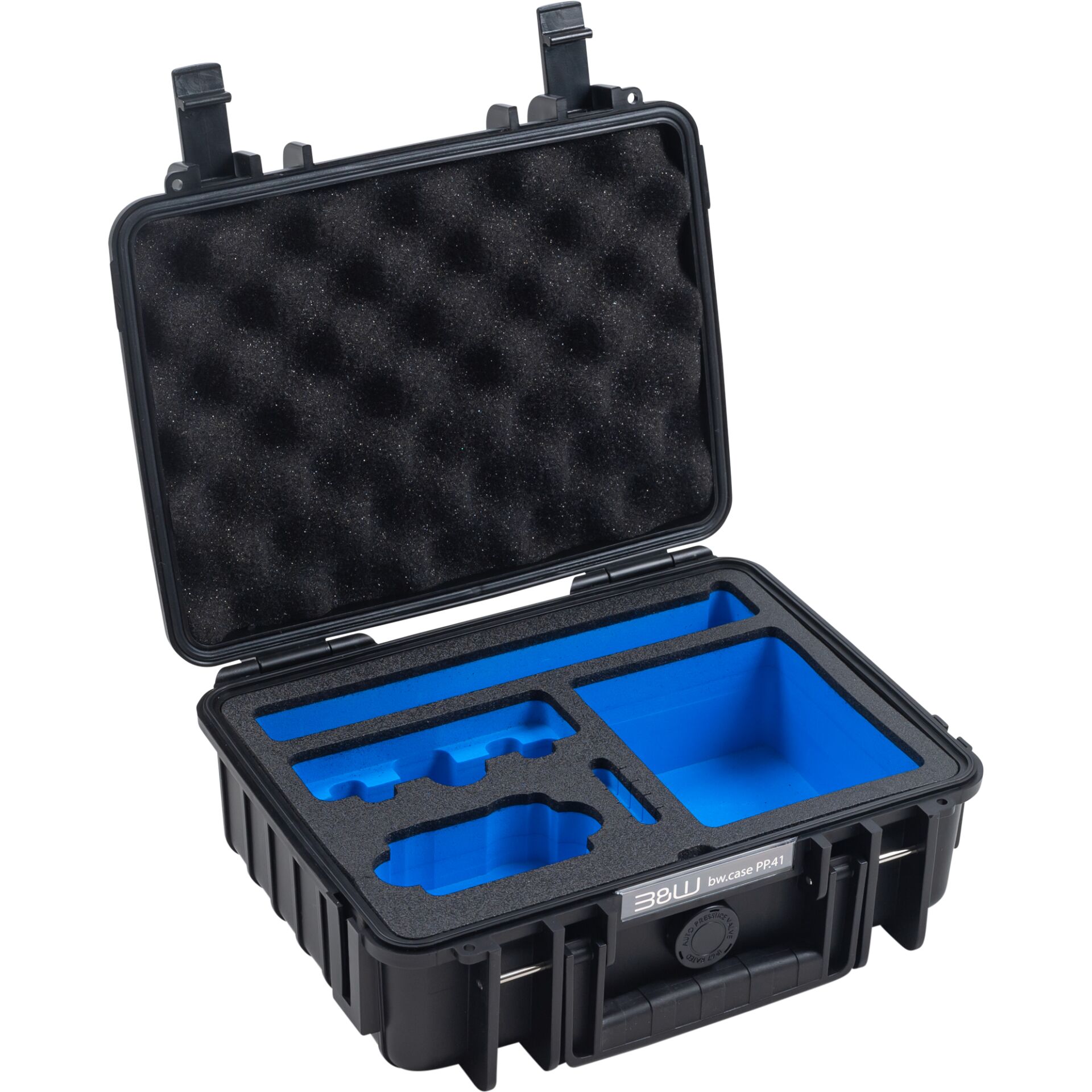 Koffer, Schutztasche, Foam-Inlay, Blaue Innenseite, Transportcase