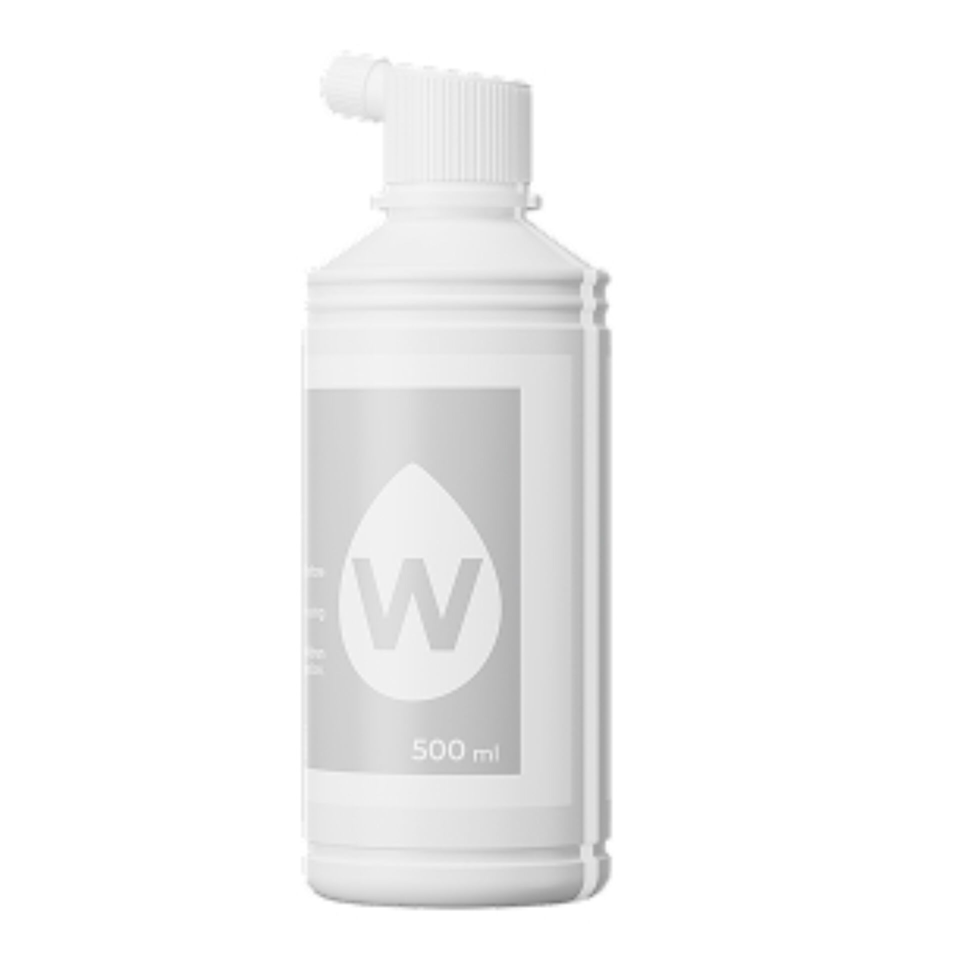 Flasche, 500 ml, Wasserzweck, Dosiernase, Transparente Flasche
