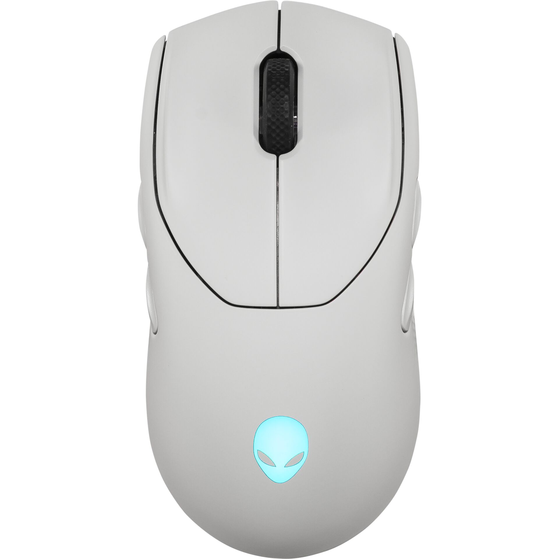 Computer-Maus, Drahtlose Maus, Weiße Maus, LED-Logo, Ergonomische Form