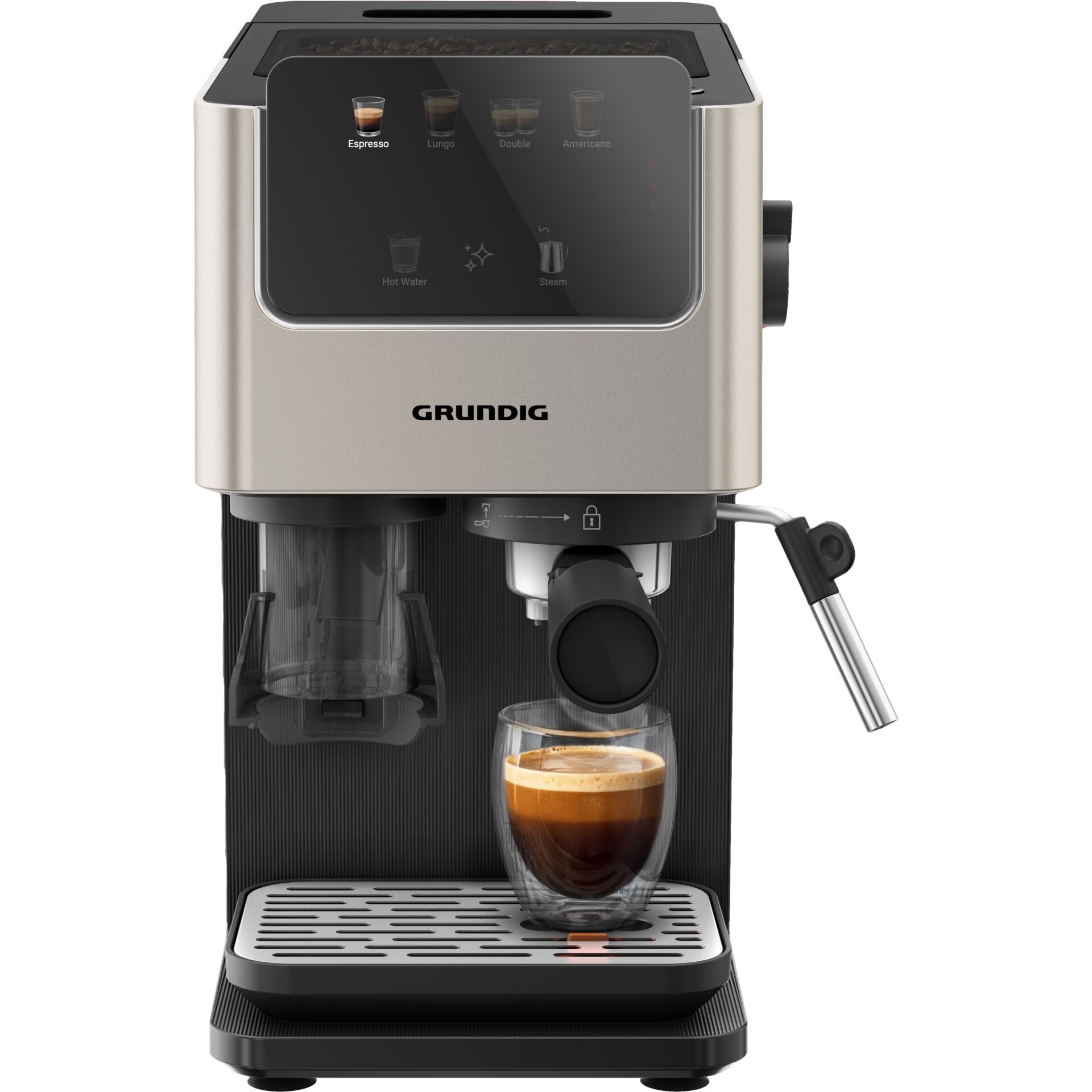 Espresso, Kaffeemaschine, Milchschwarz?