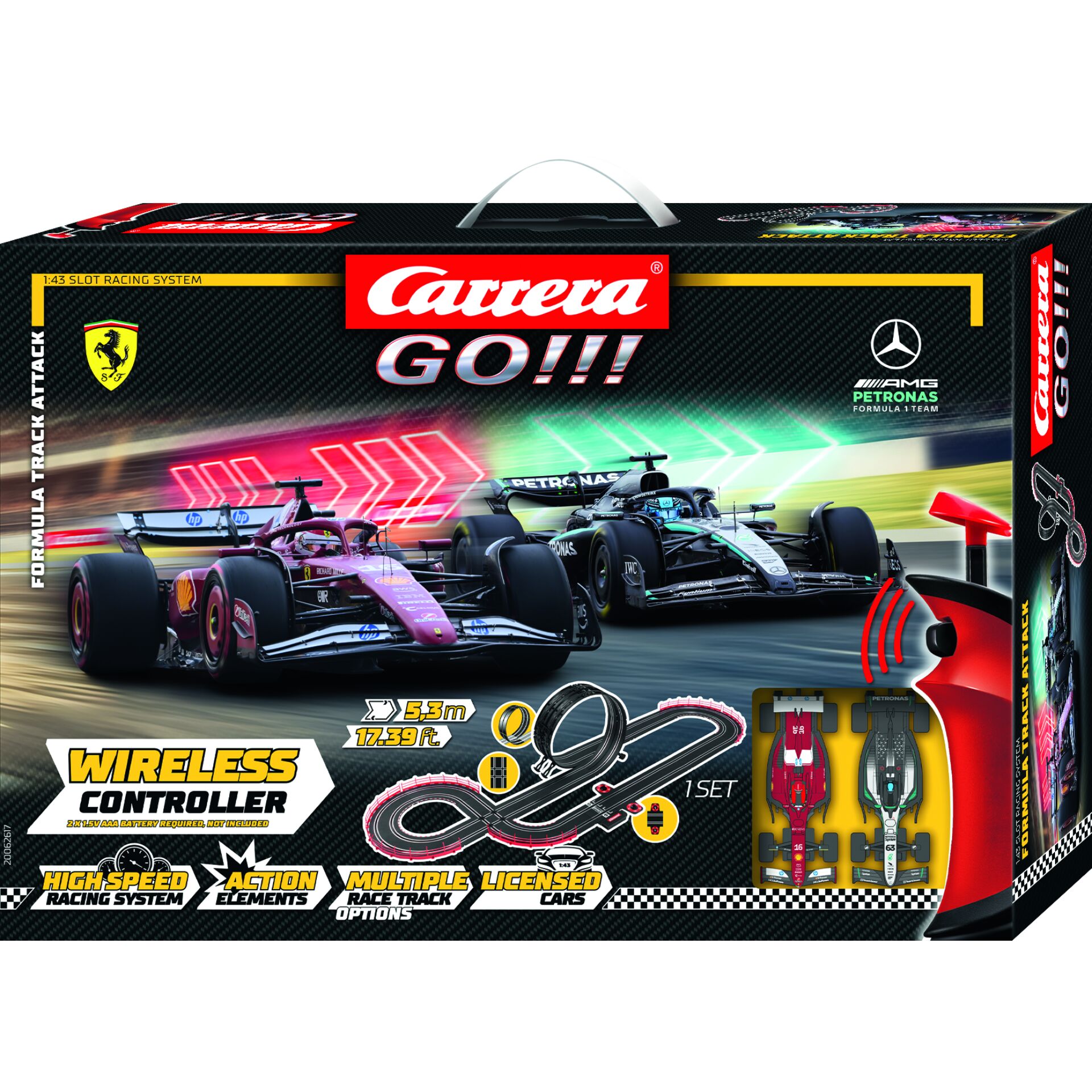 Slotfahren, Drahtloser Controller, Rennset, Formel-1, Autosbahn