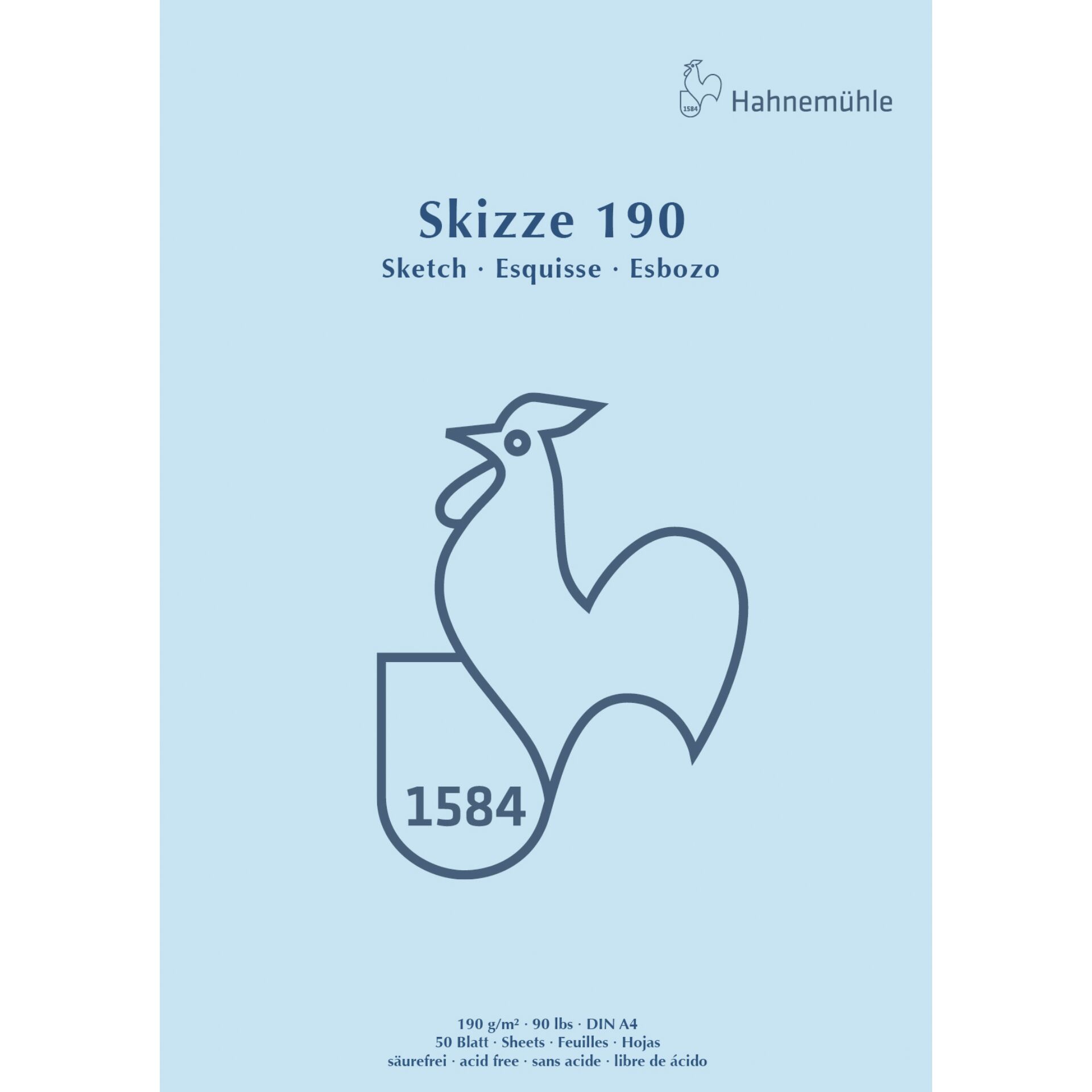 Hahnemühle Skizzenblock A 4  50 Blatt 190 g kopfgeleimt