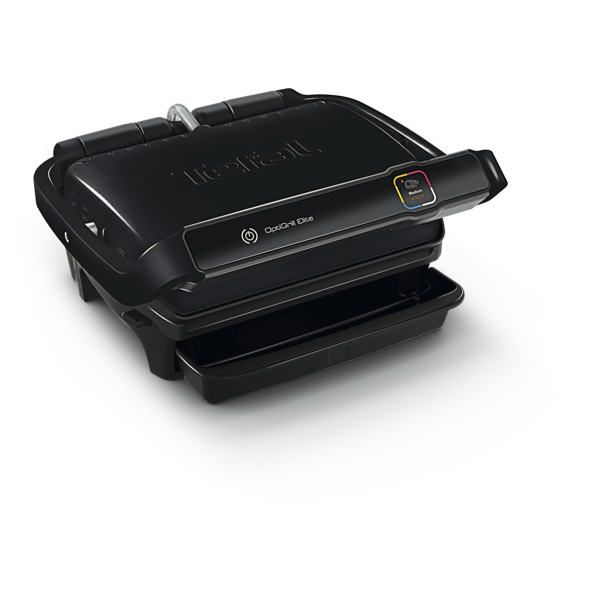 Kontaktgrill, Elektrischer Grill, Kompakt, schwarz, Antihaft