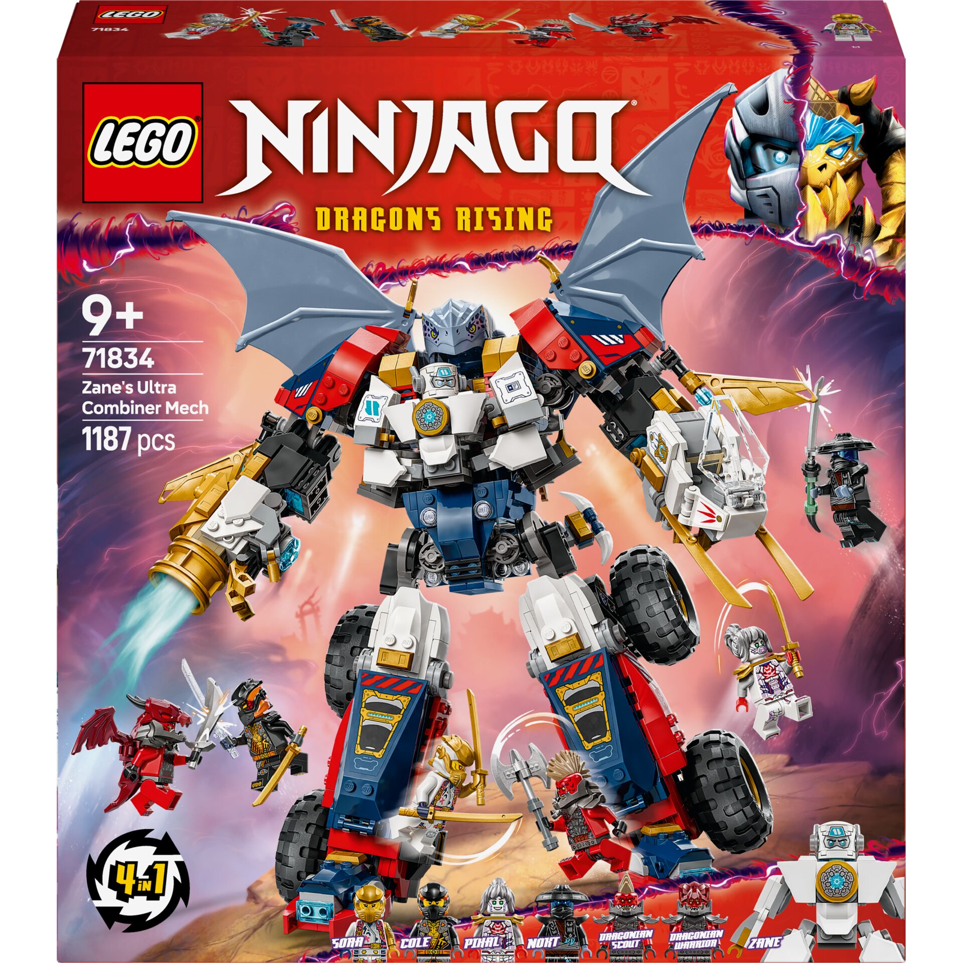 Lego, Ninjago, Dragons Rising, Ultra Combiner, Mecha