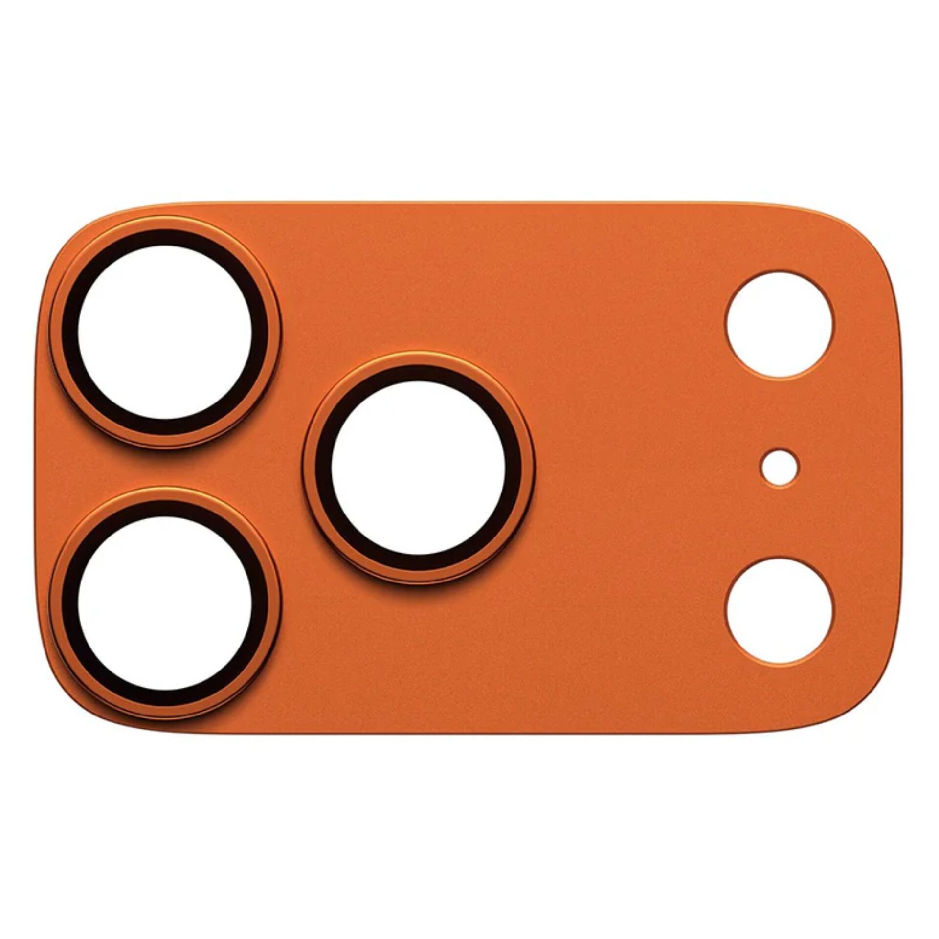orange, Plastic, Kamera-Platte, Dreifach-Linse, Aussparungen