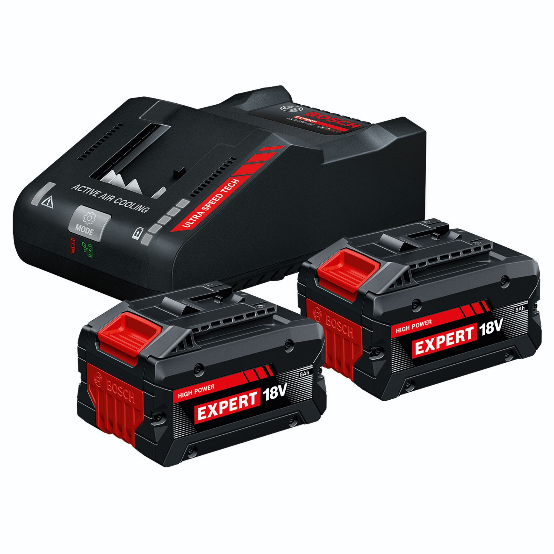 Akkupack, Ladegerät, Batterie, 18V, Bosch
