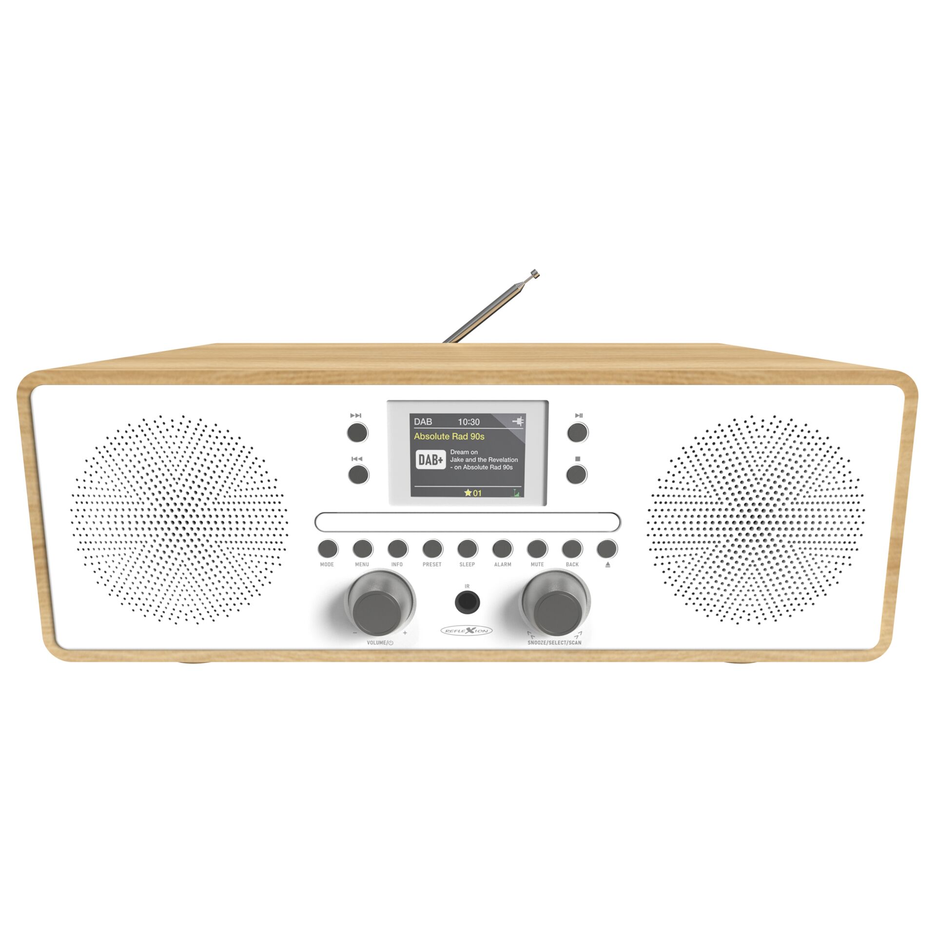 Radio, Holzgehäuse, Tragbares Radio, DAB-Radio, Lautsprecher