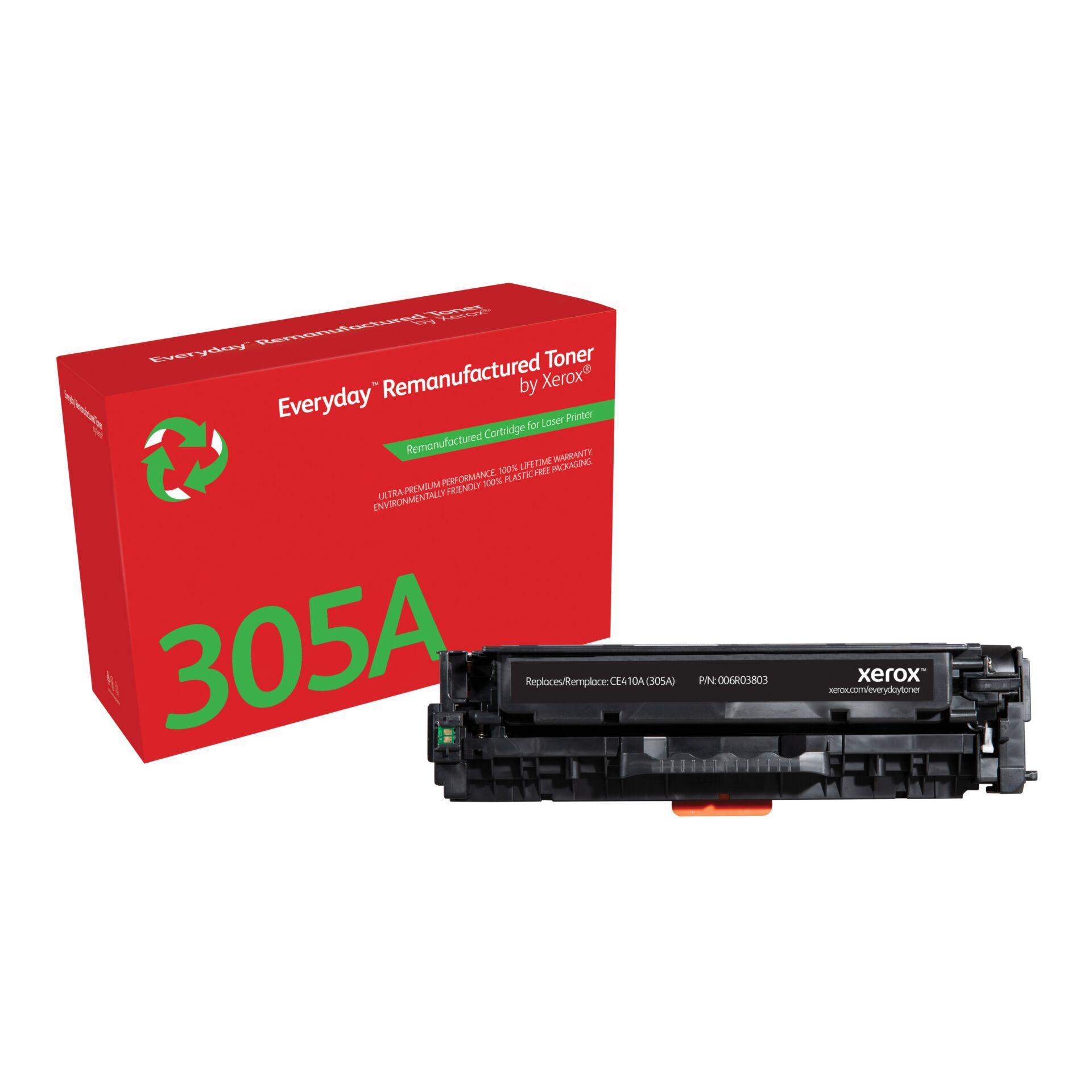 Tonerpatrone, Laserdrucker, 305A, Schwarzpatrone, remanufacturiert