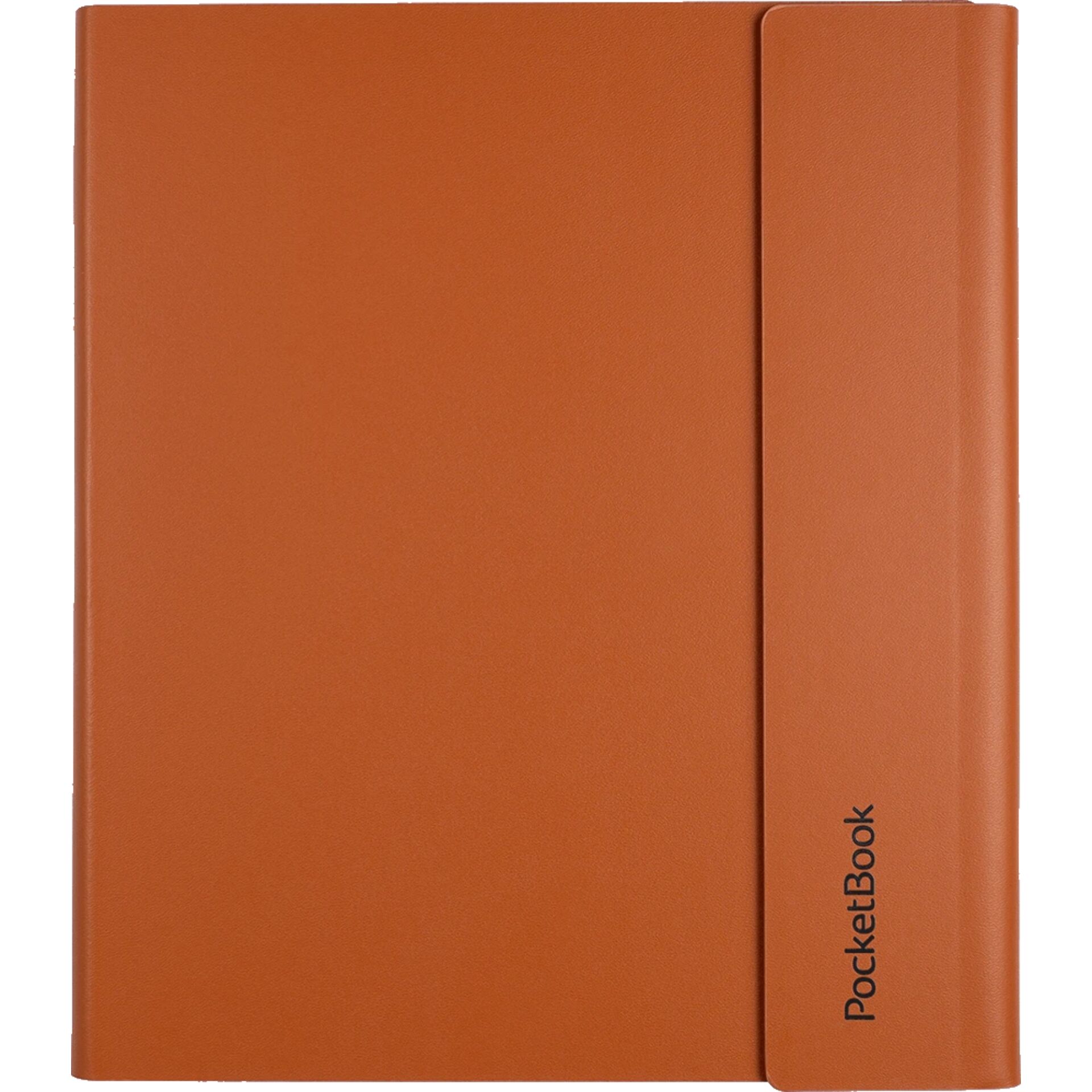 Notizbuch, PocketBook, Kunstleder, orangeton, Spiralleser