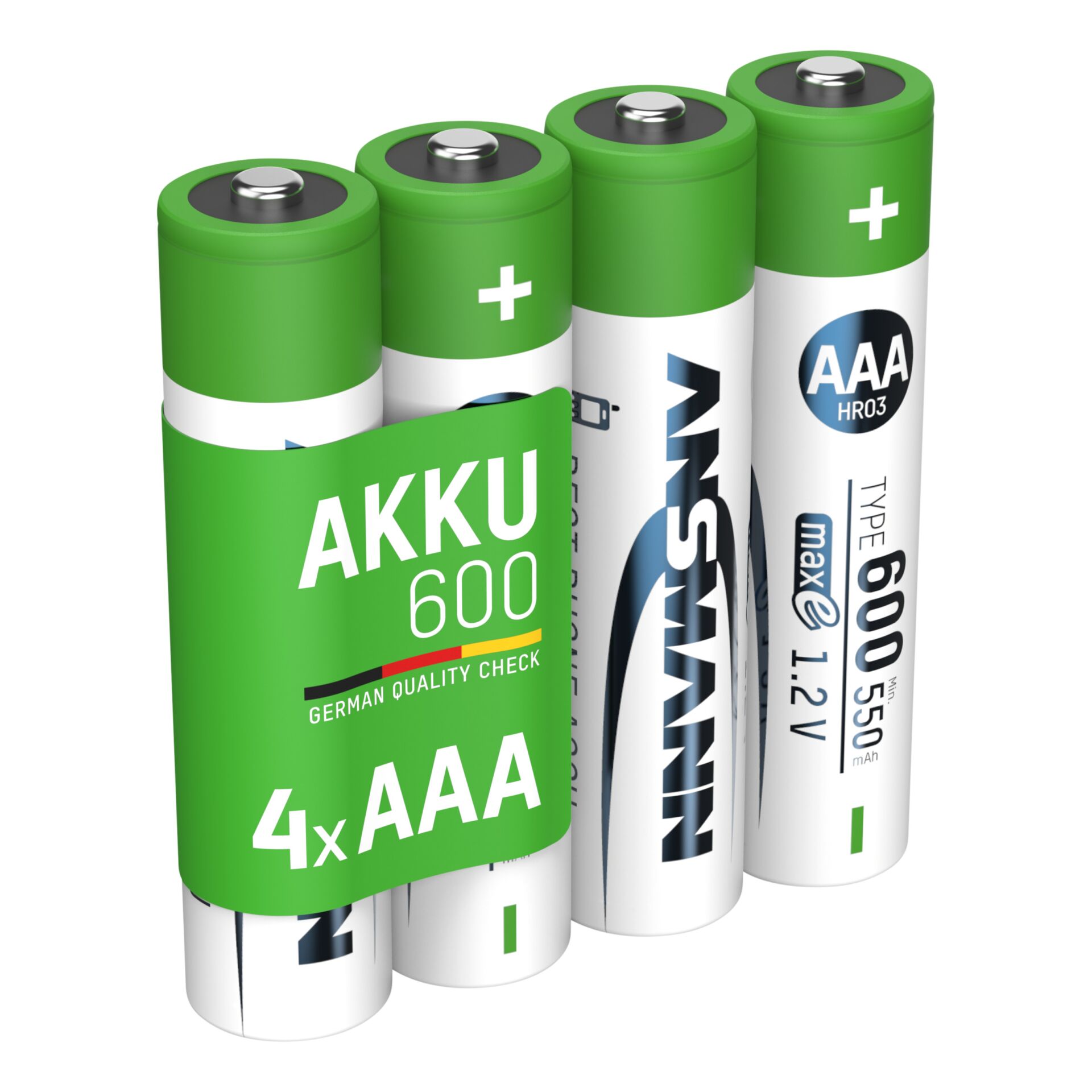 AAA-Batterien, Alkaline, 4xAA, Batterien, Aktivbatterien