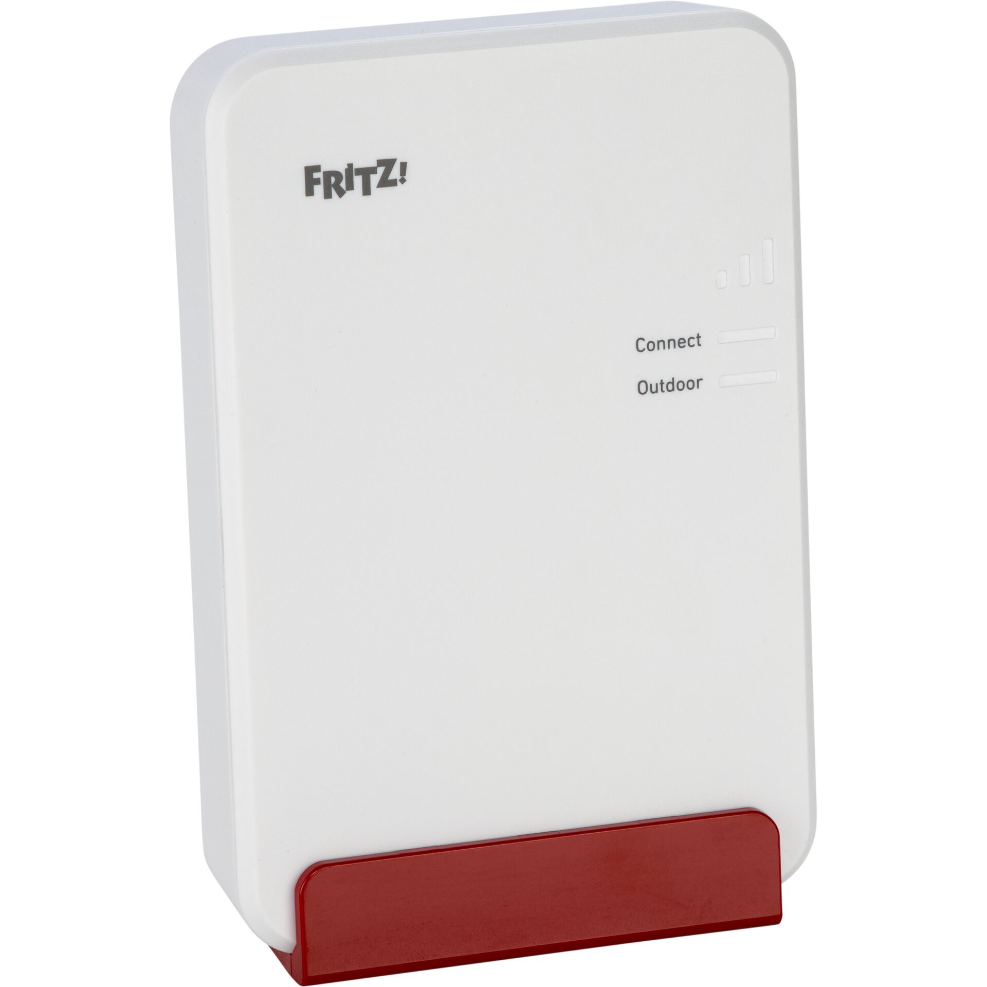 WLAN-Bridge, Mesh-Adapter, Weiß, LED-Anzeige, Roter Sockel