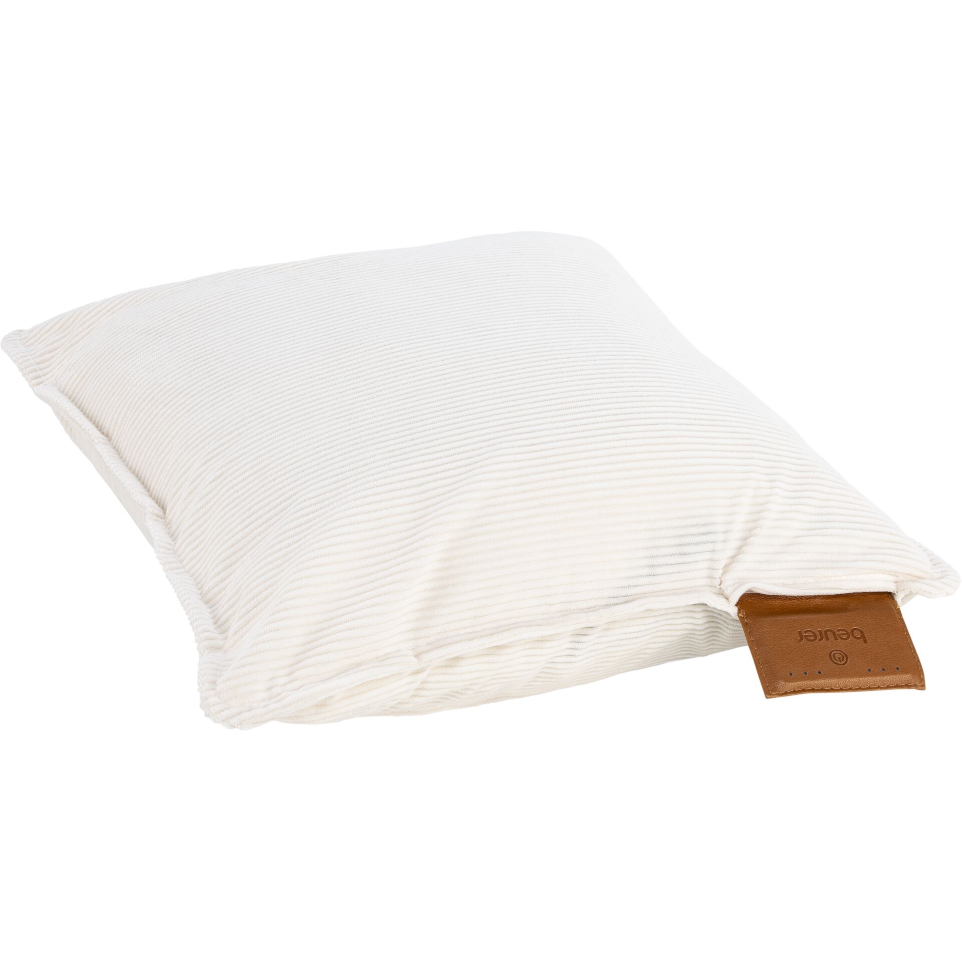 Kissen, Kissenbezug, Baumwolle, Beige, Naturfarben