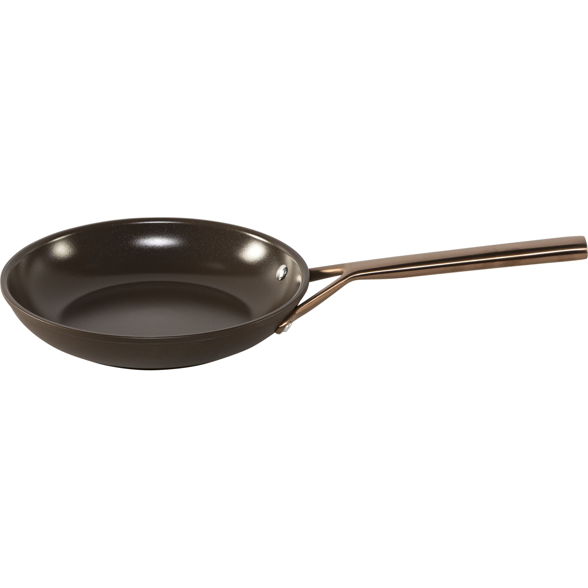 Bratpfanne, Edelstahl, Antihaft, Bronzefarben, Kochen