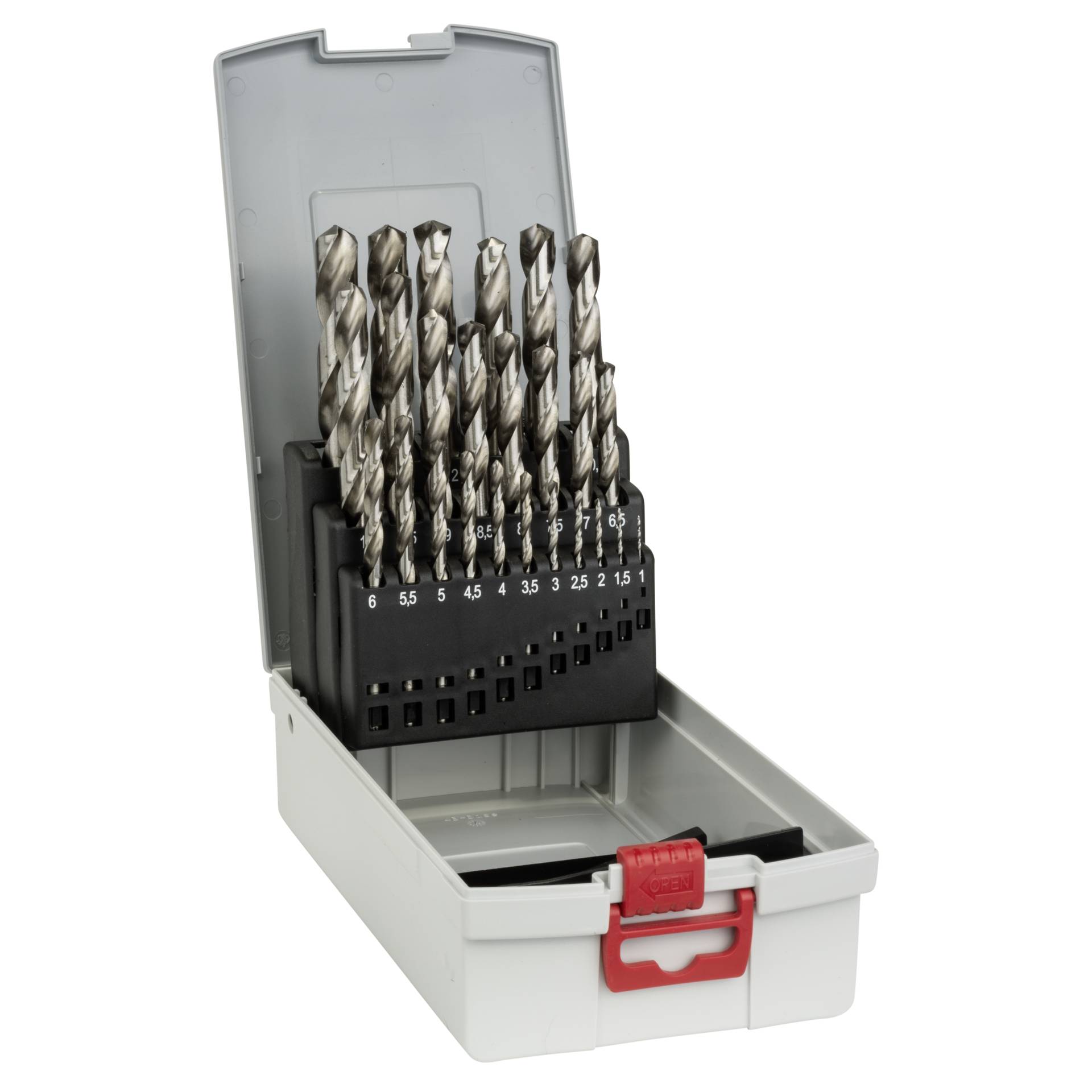 Bosch Metallbohrer-Set HSS-G  mit Box 25 tlg. 1,0-13,0 mm