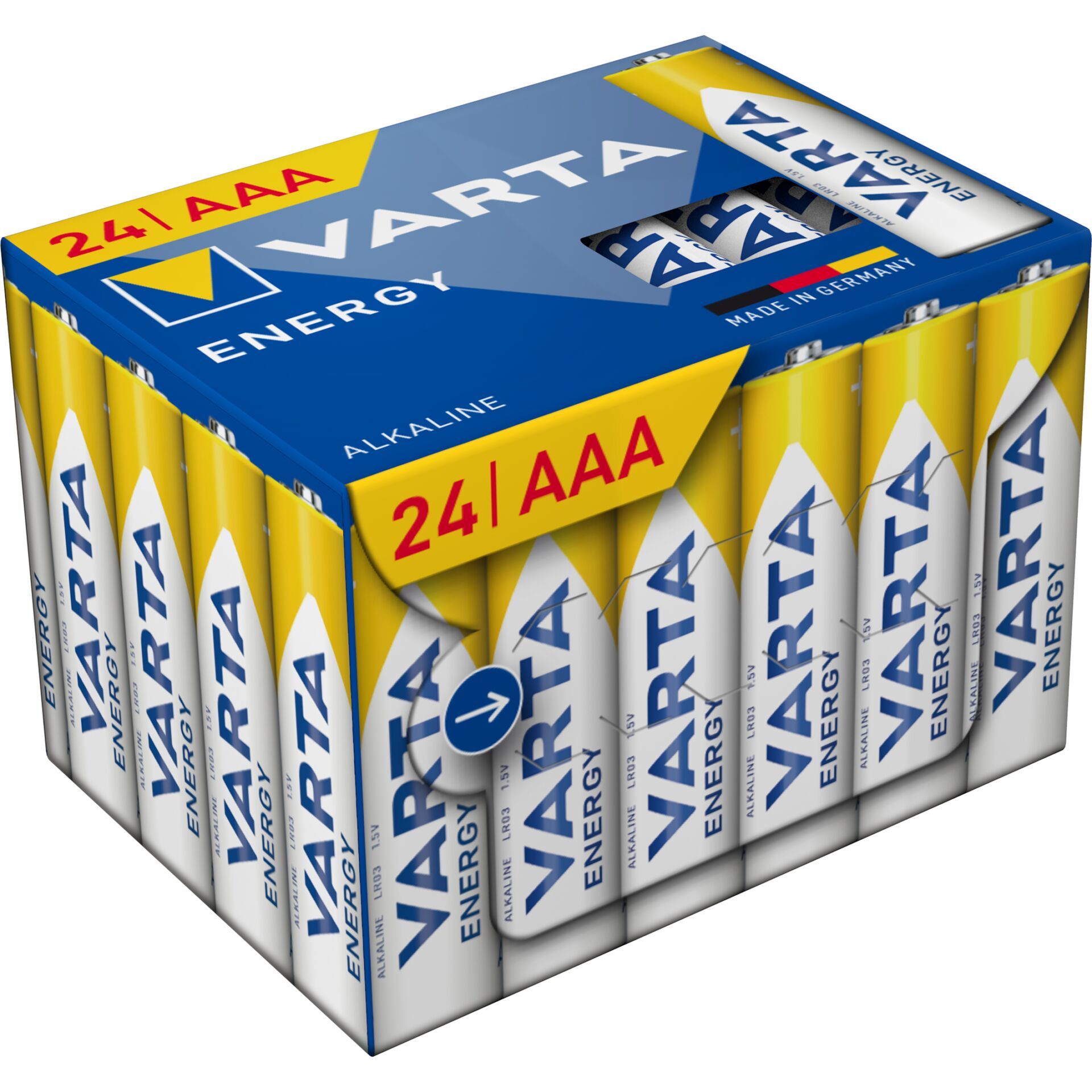 Alkaline AA-Batterien, Batteriepack, VARTA Energie, 24er, AA-Zellen