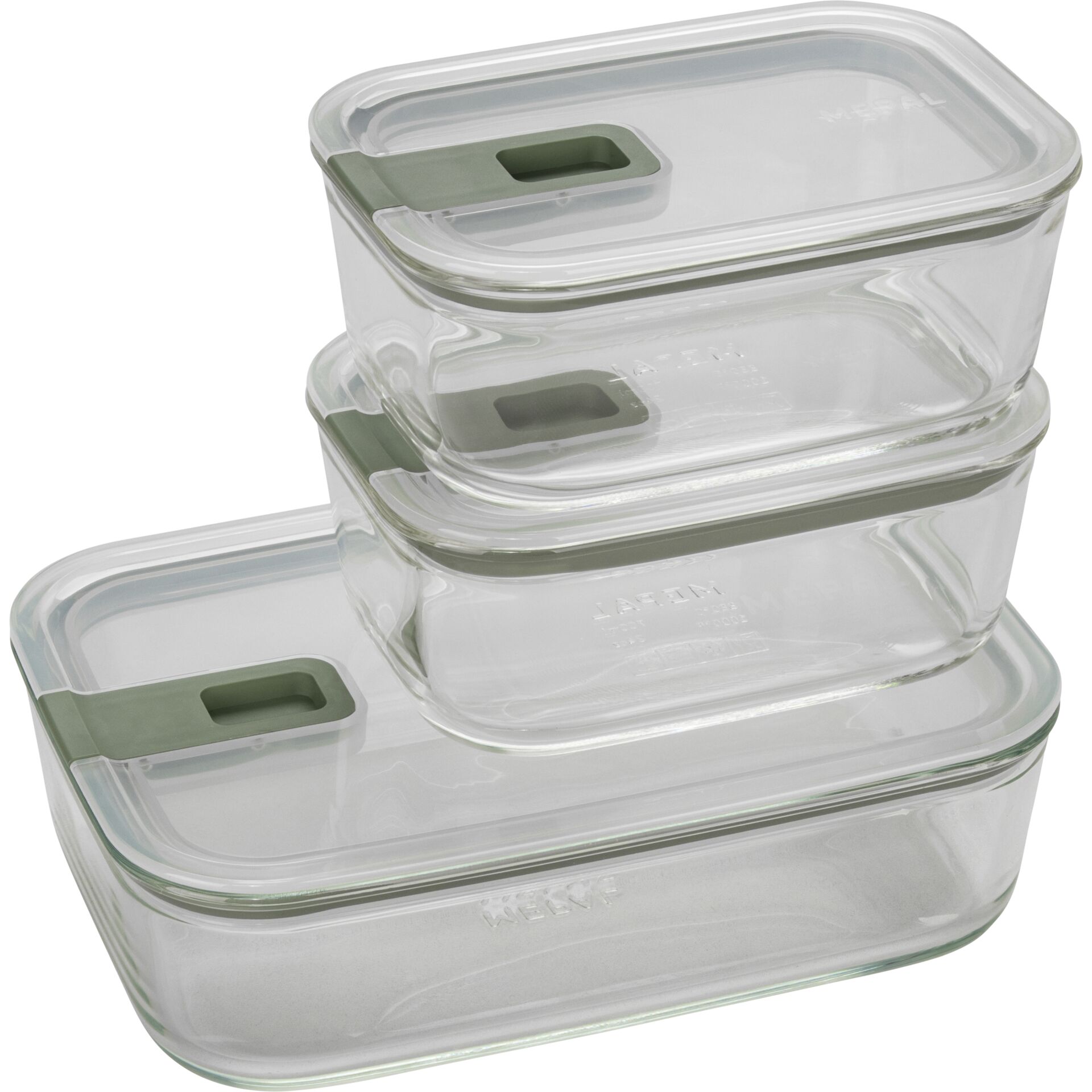 Glasbehälter, Aufbewahrungsbox, Glasschale, Deckel mit Griff, Frischhaltebehälter