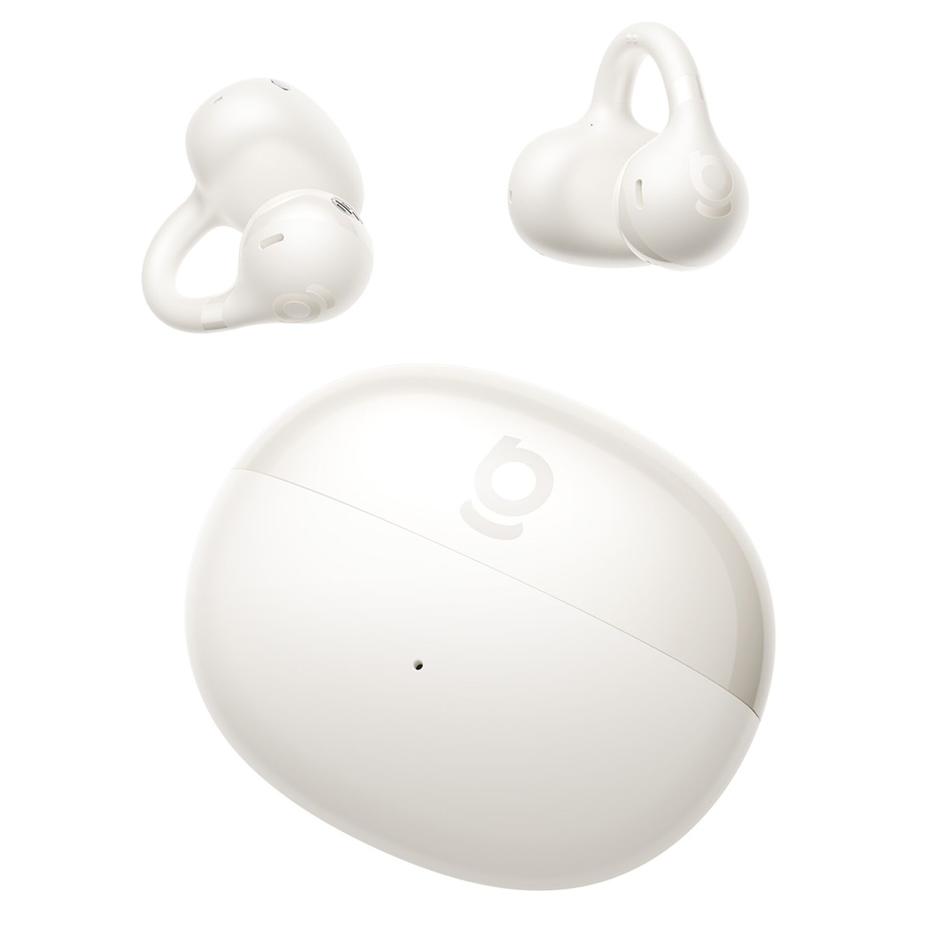 In-Ear, Bluetooth, Kopfhörer, weiße Ohrhörer, Ladecase