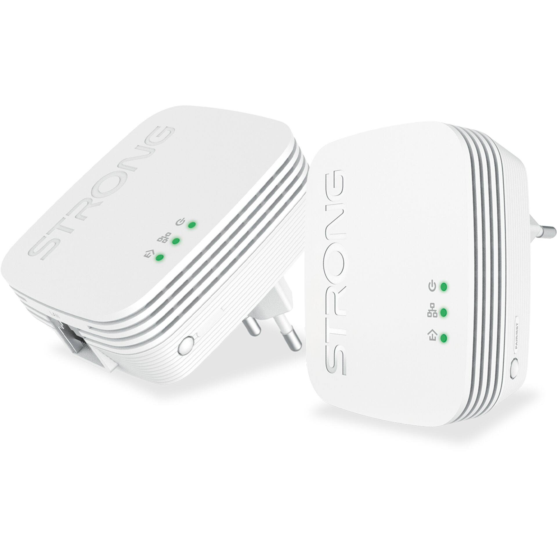 WLAN-Adapter, Powerline, Gleitschirm, Weißes Gerät, LED-Indikatoren
