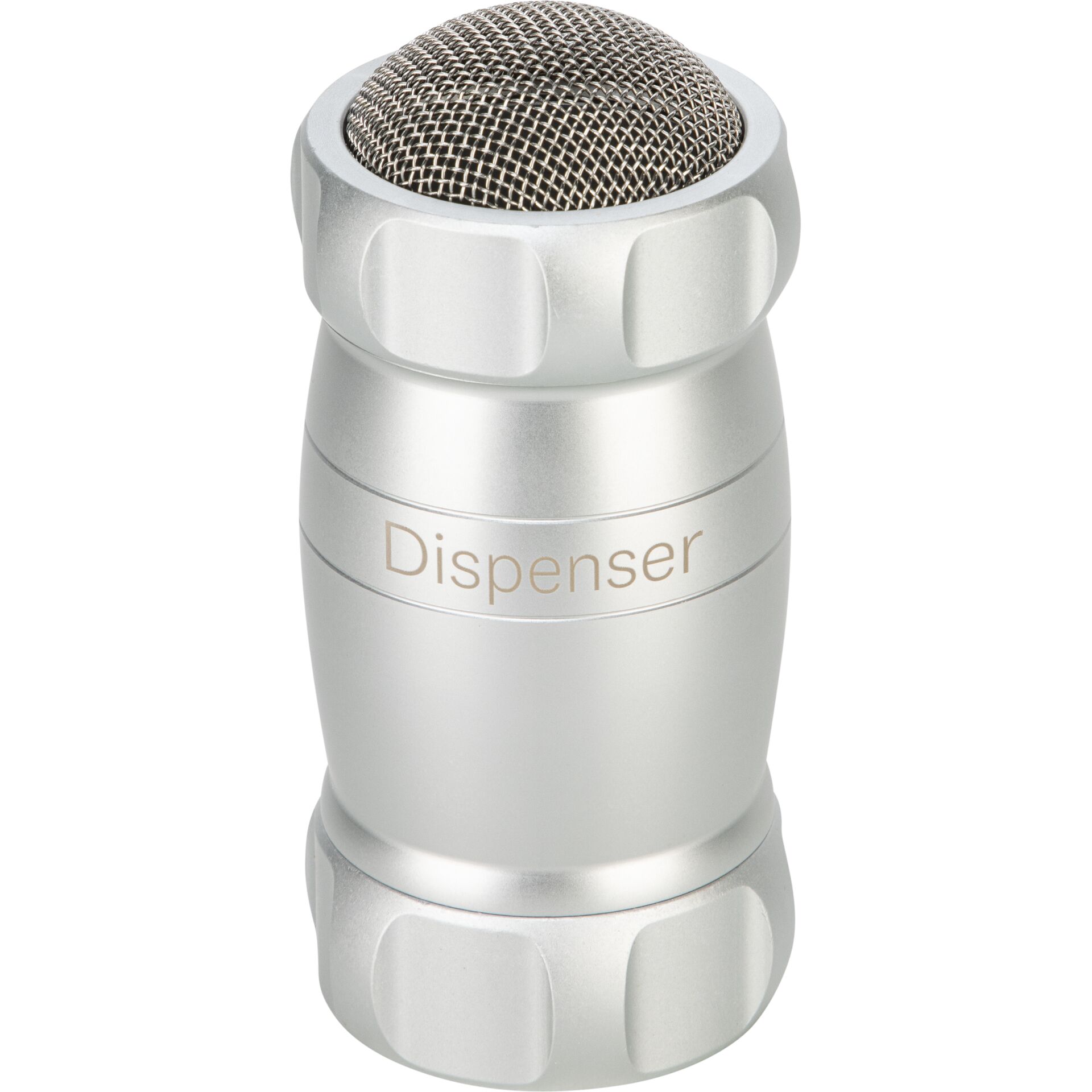 Dispensor, Metall, Silber, Kapsel?