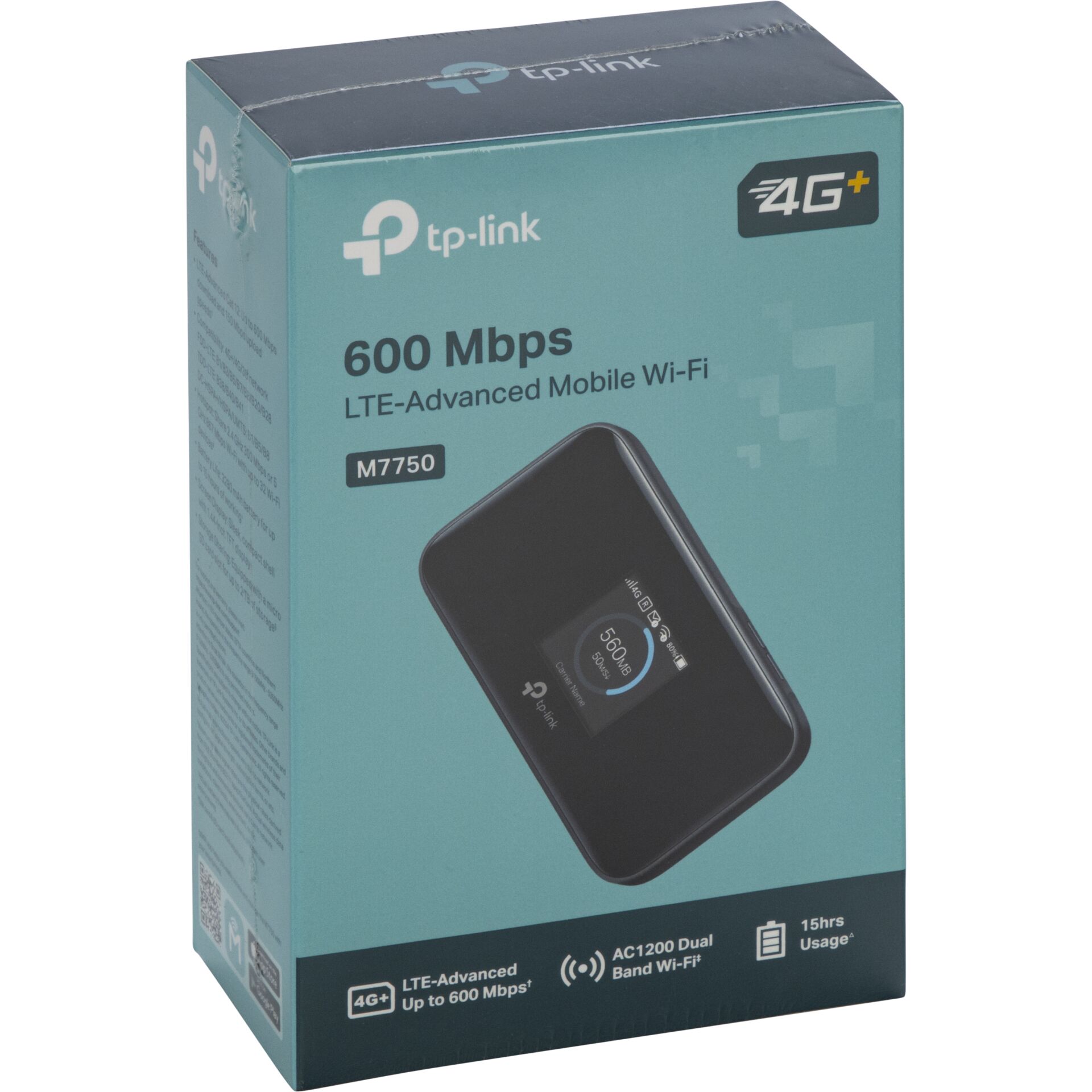 4G Plus, LTE Mobile Wi-Fi, 600 Mbps, MiFi, Router Box