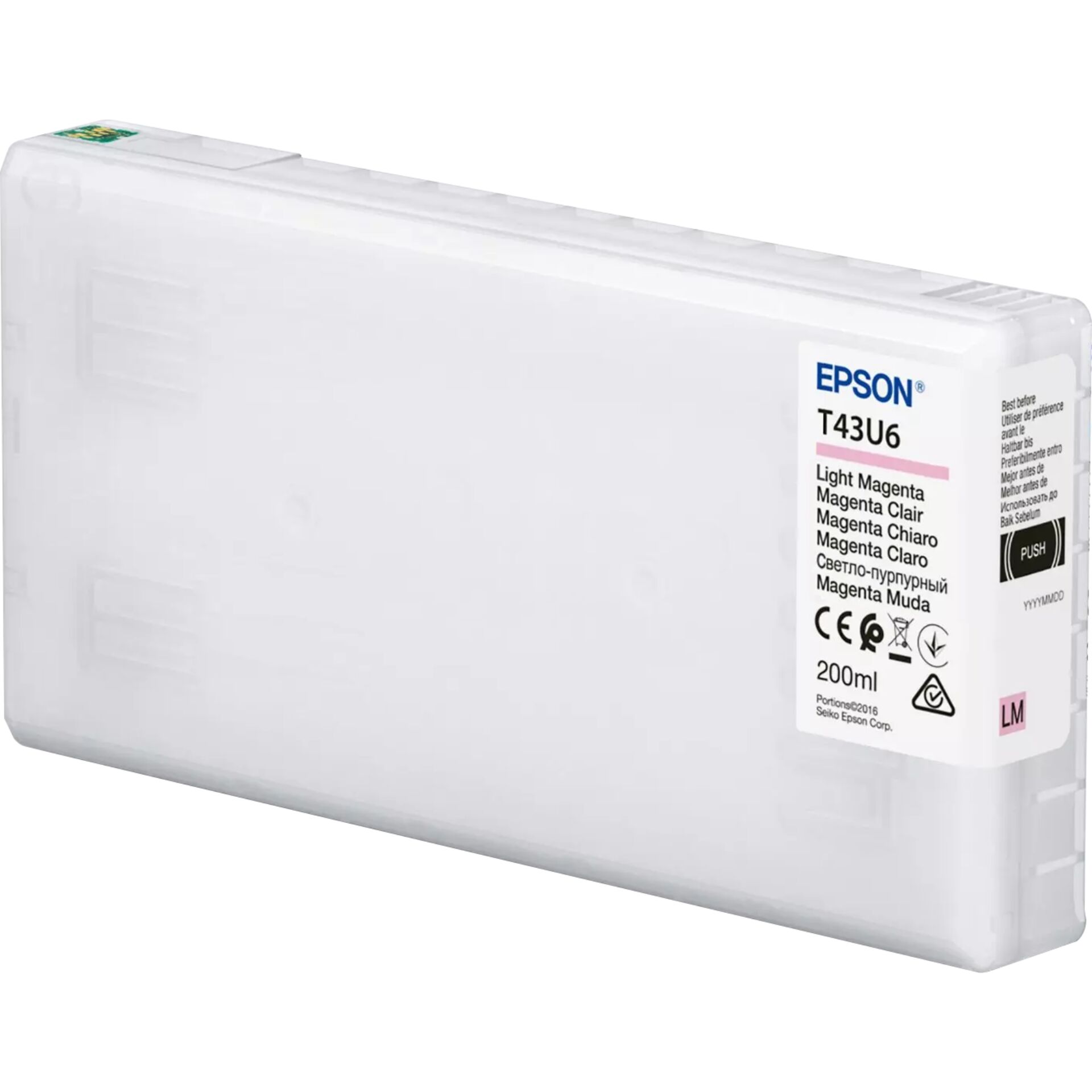 Epson Tintenpatrone light  magenta T 43U 200 ml    T 43U64N