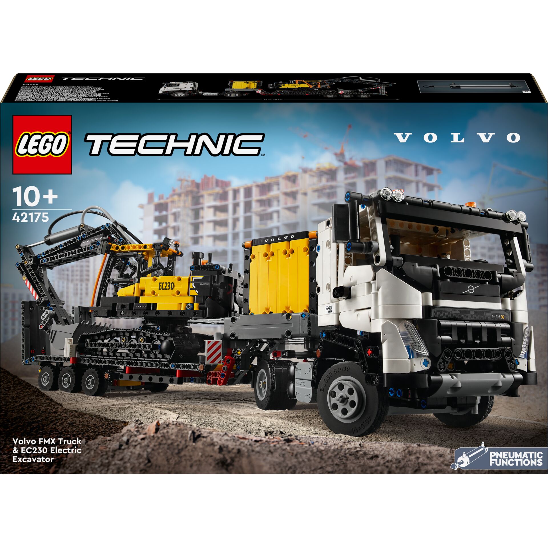 Konstruktionsspielzeug, LEGO Technic, LKW, Bagger, Volvo