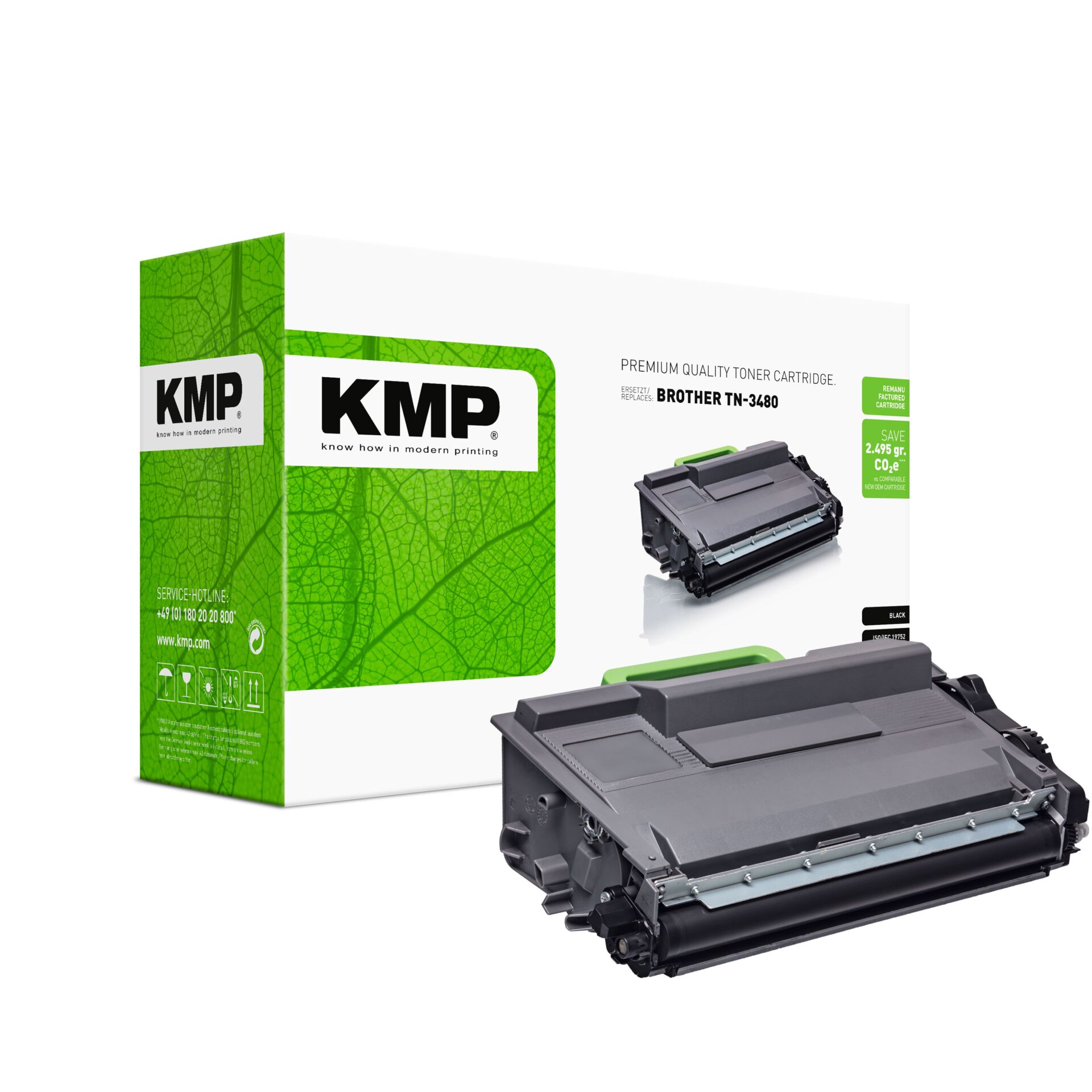 Computerausrüstung, Elektronik, Hardware, Maschine, Adapter, Tonerpatrone, Laserdrucker, Kompatibilität, grüne Verpackung, schwarze Patrone