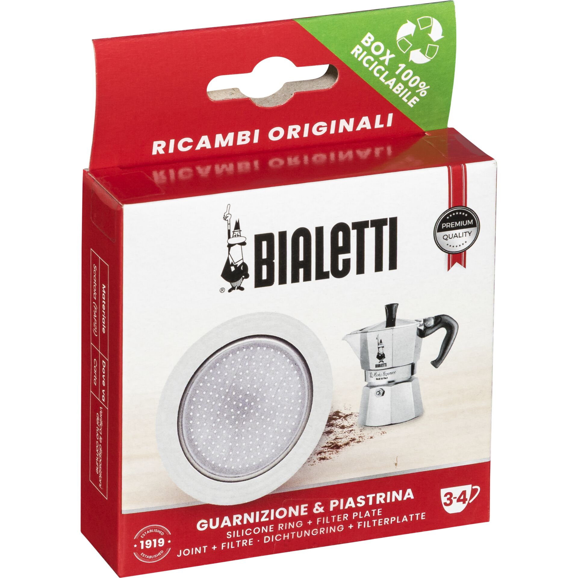 Kaffeemaschinen-Filter, Garnierungssieb, Filterschirm, Moka-Kaffeemaschine, Bialetti-Original