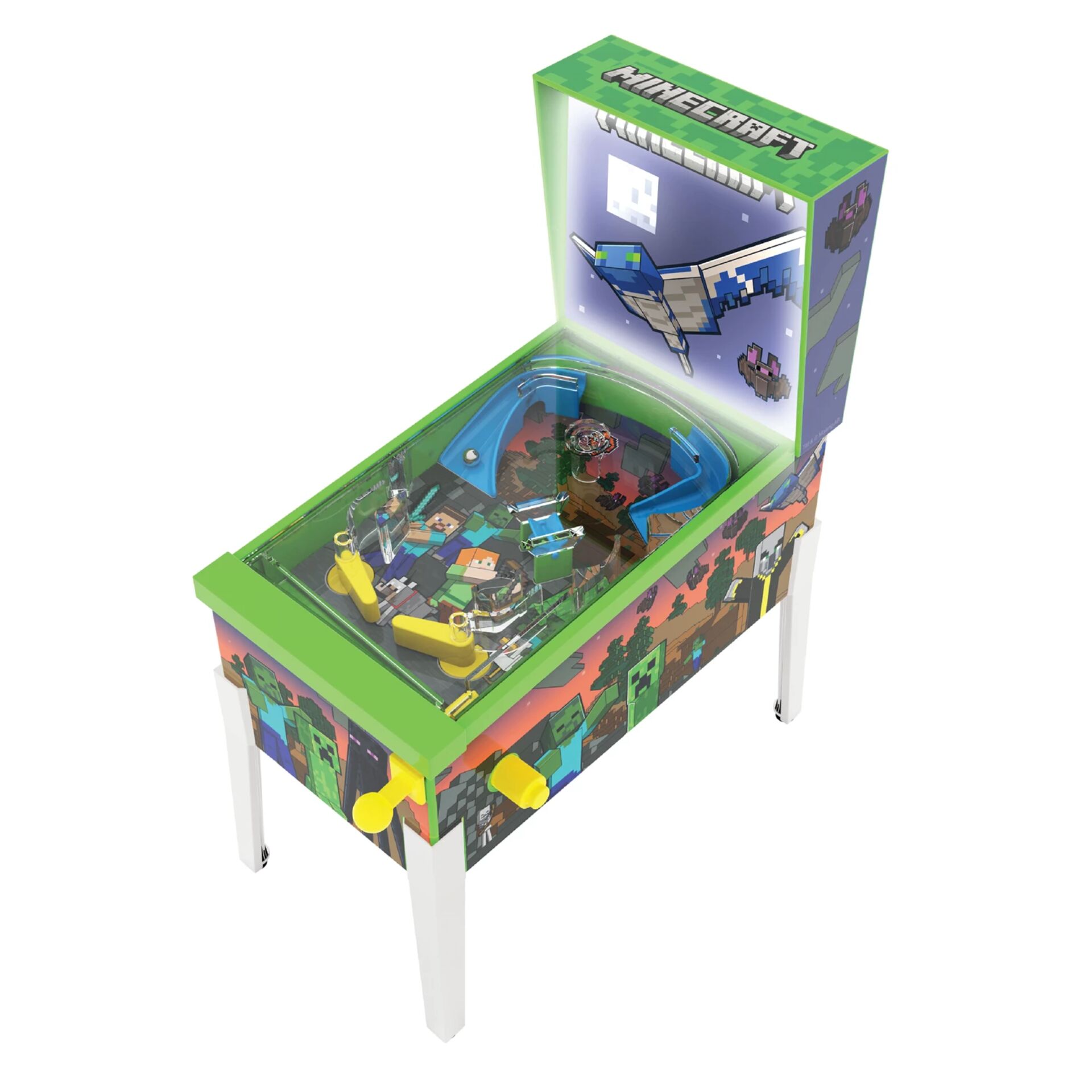 Minecraft, Tischkicker, Miniaturwelt, Spielfeld, Stoffel-Spielzeug