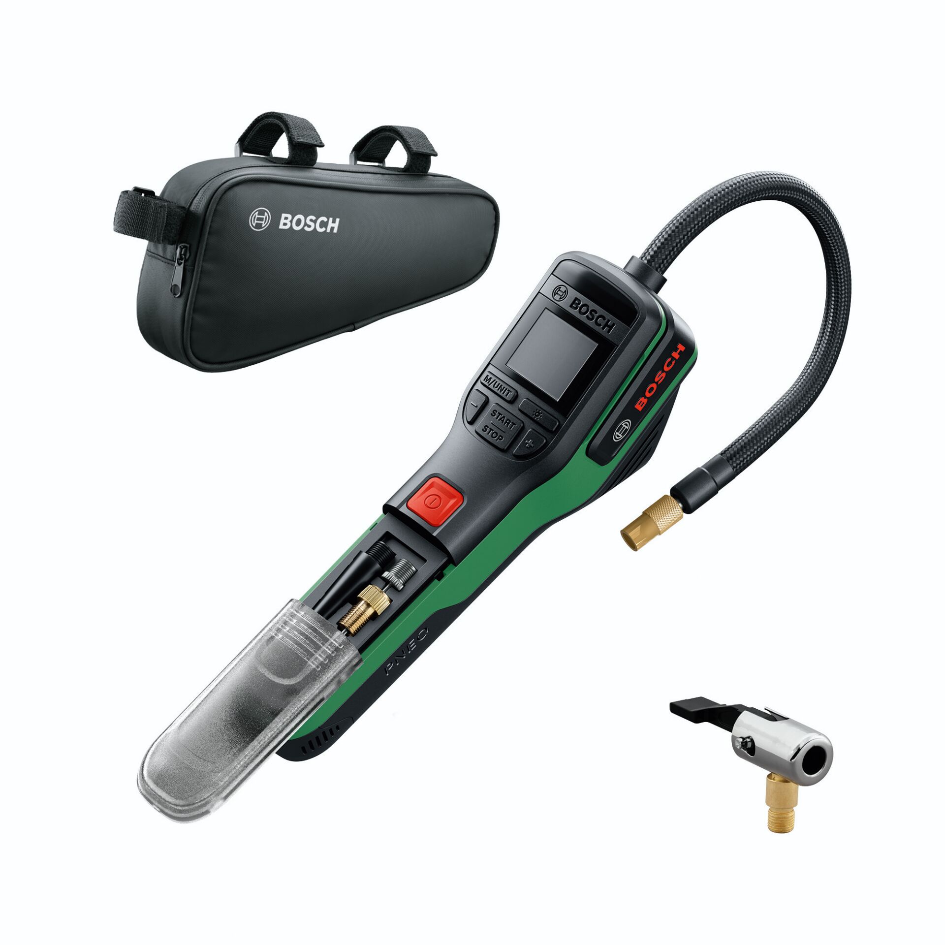 handheld, Gas, Zylinder, Reifenpumpe, Hülle