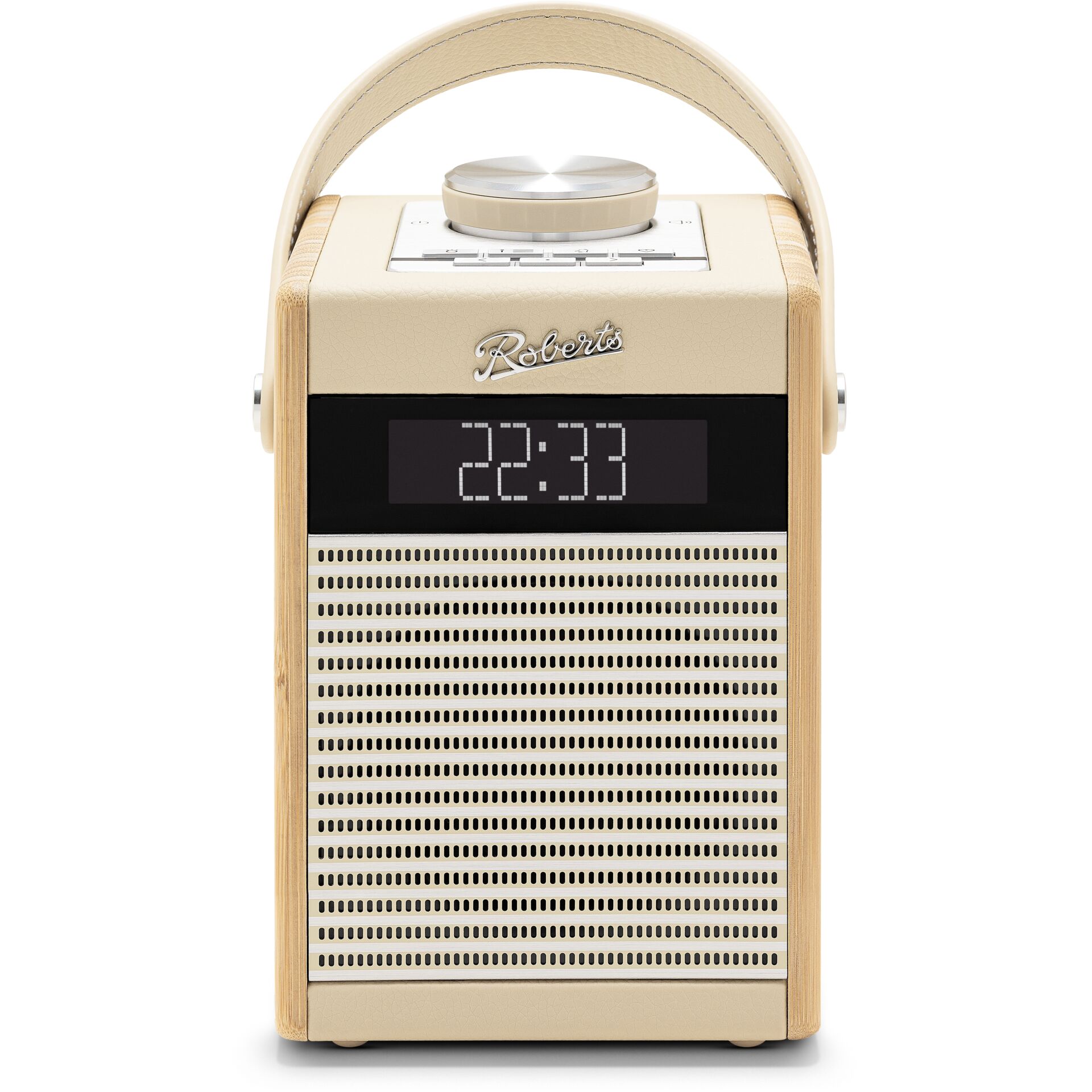 Kofferradio, Tragbarer Lautsprecher, Vintage-Design, Lautsprecher, Digitalanzeige